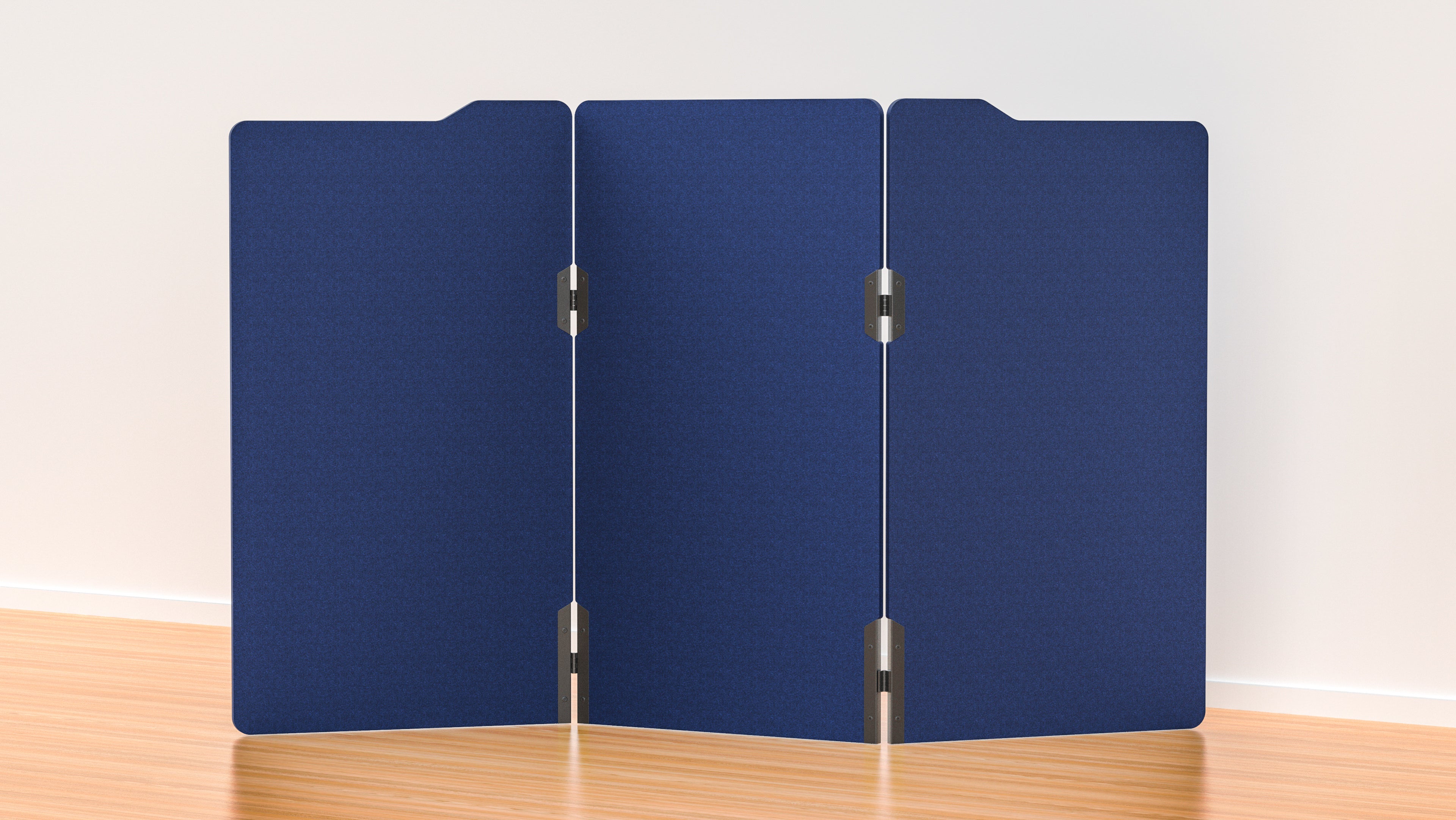 Acoustic Freestanding Partition Milford 1000x1800mm (3 Panels) 4 Feet - Soundproof Room Divider for Office, Home & Studio Privacy