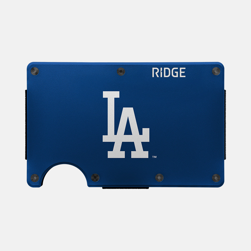 Ridge Wallet for Men - Slim RFID Blocking Front Pocket Wallet - Los Angeles Dodgers Edition | Perfect for Everyday Carry, Travel & Sports Fans