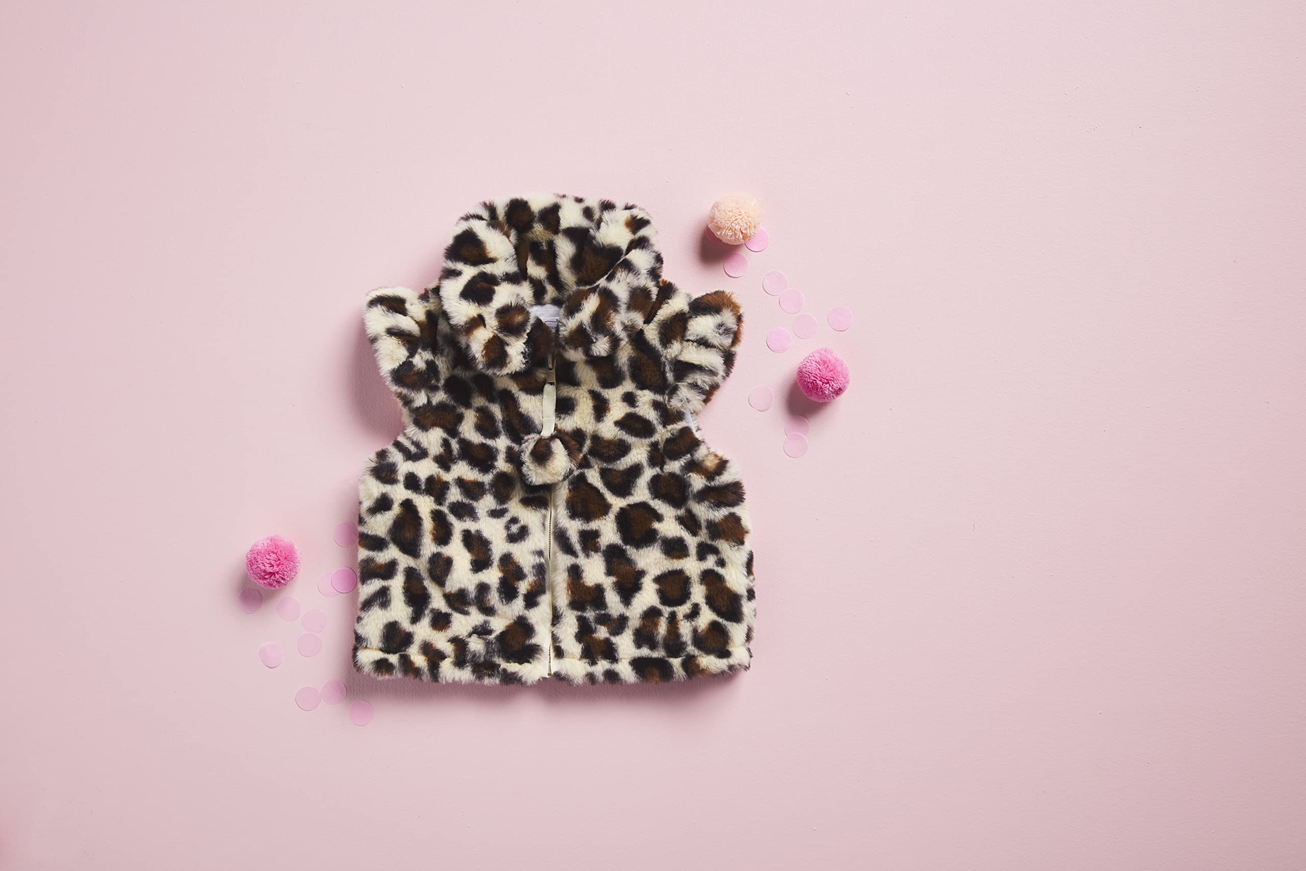 Mud Pie Baby Girls' Faux Fur Vest - Soft Winter Coat for Toddlers - Perfect for Holiday Photos, Outdoor Play & Special Occasions