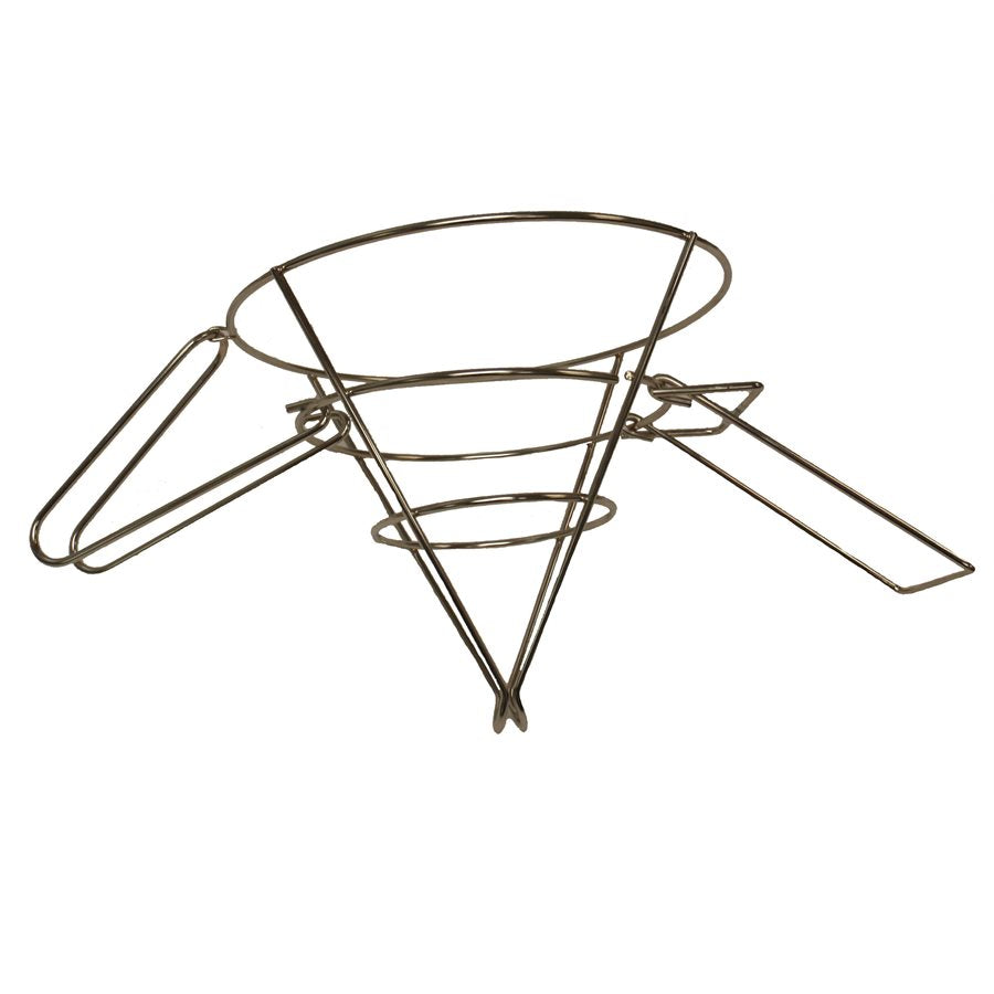 Winco Commercial Grade Filter Fryer Stand - Heavy Duty Stainless Steel for Restaurants & Food Trucks - Perfect for Deep Frying, Filtering Oil & Kitchen Safety