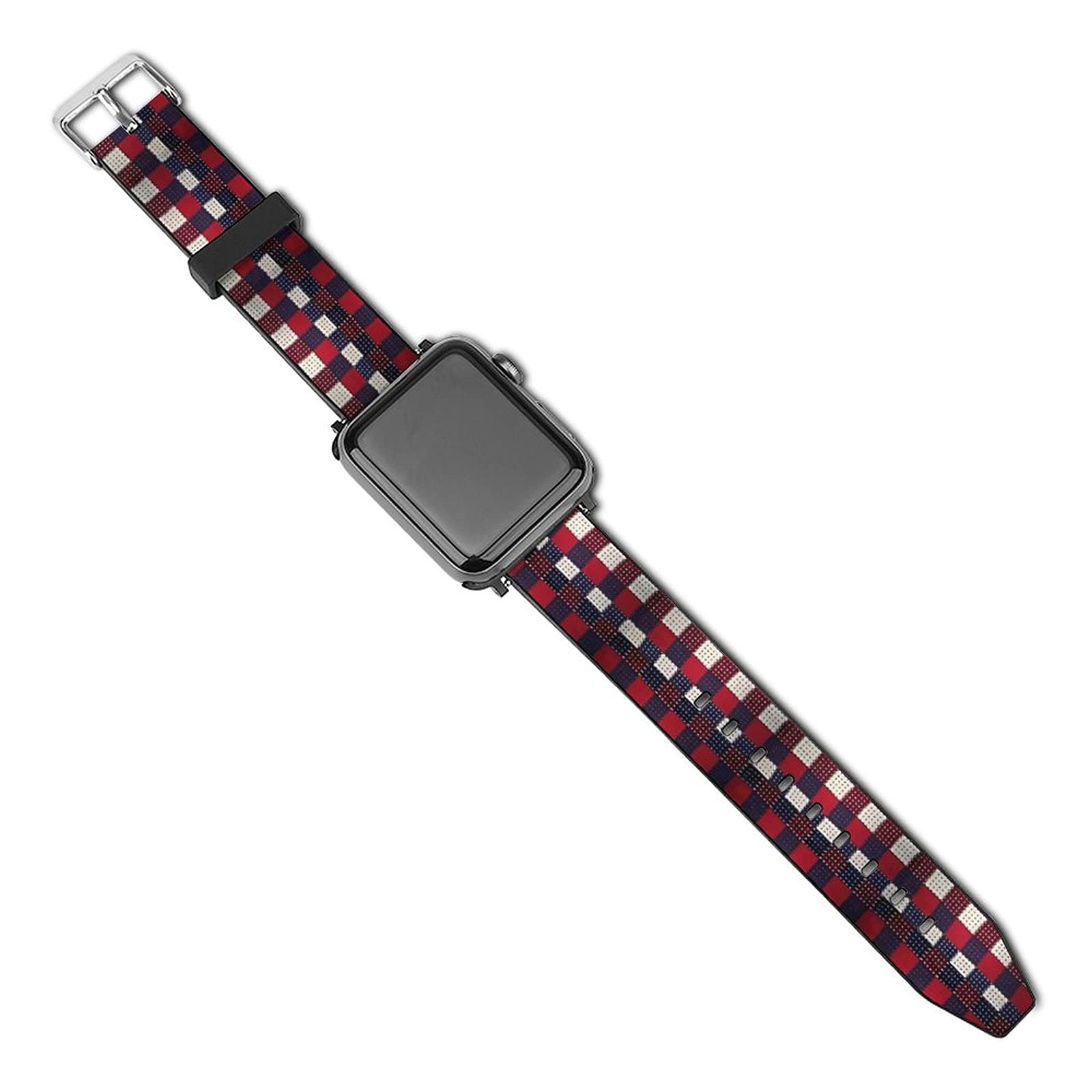 Adjustable Soft Silicone Smartwatch Bands Compatible with Apple Watch 38mm 40mm 42mm 44mm - Replacement Strap for iWatch Series SE 6 5 4 3 2 1 - Unisex Design for Men & Women - Perfect for Workouts, Running & Everyday Wear