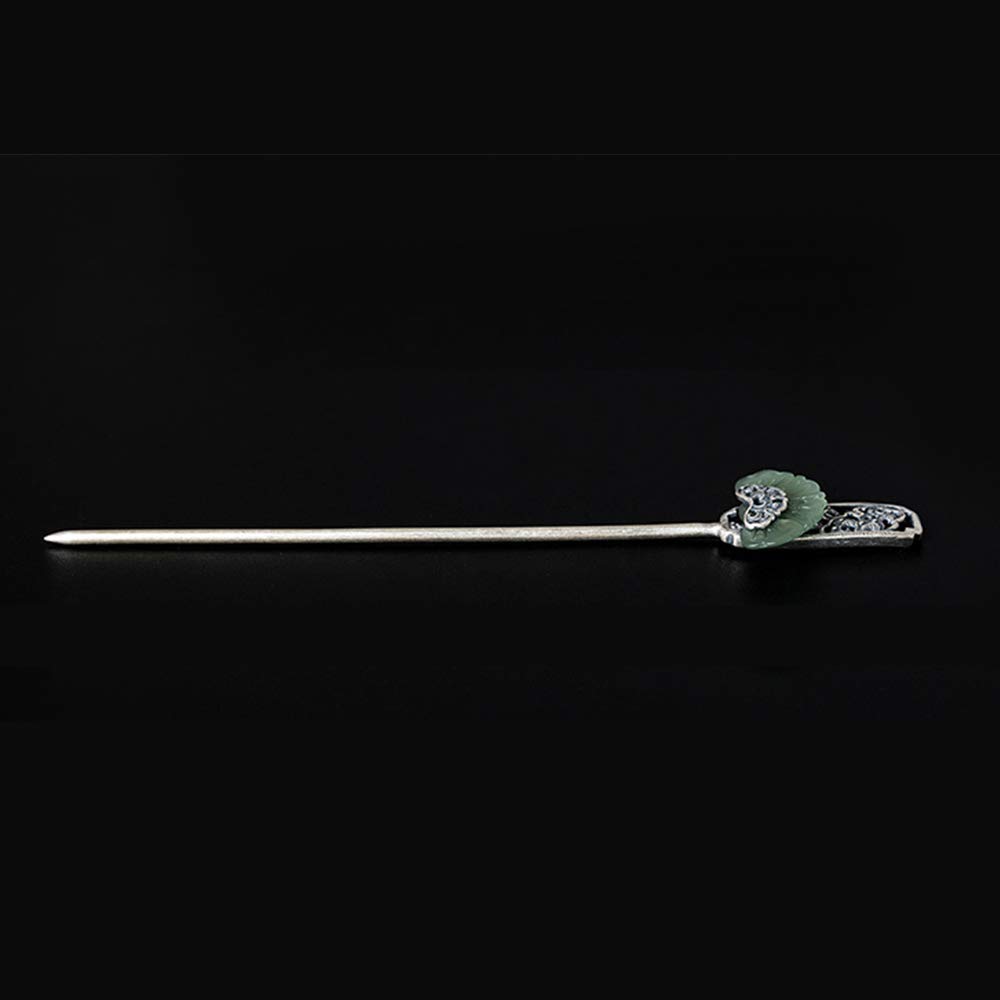 Handmade Vintage Silver Hair Sticks for Women - Retro Hairpins with Gift Box - Perfect for Weddings, Parties & Everyday Hairstyling