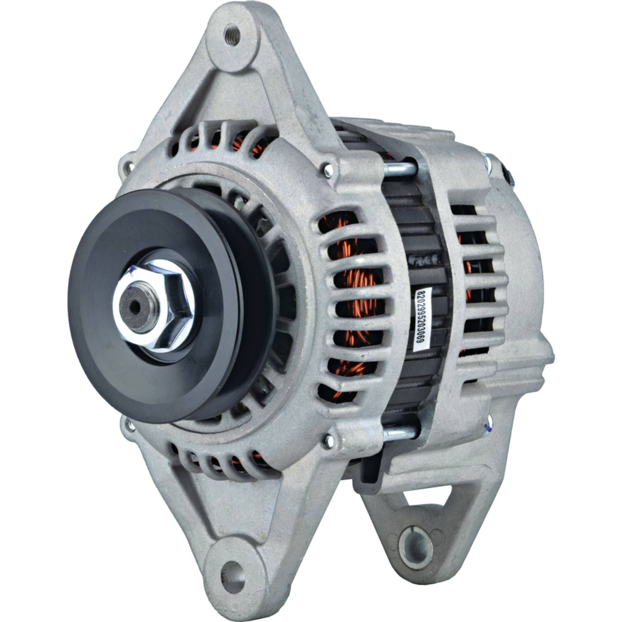 New Alternator for 2-Cylinder Diesel YANMAR 2YM15 Engine (04-On Models) - LRA03783, 128271-77200 - 60Amp 12V Internal Fan & Regulator - CW Rotation - Perfect for Marine, Agricultural & Industrial Equipment