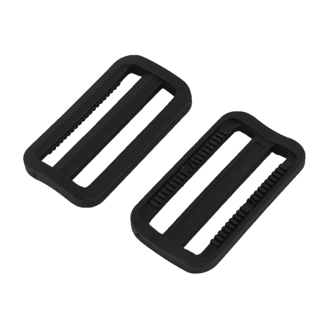 50 Pcs Black Plastic Luggage Bag Webbing Connecting Glide Buckle Fastener - Durable Travel Accessories for Suitcases, Backpacks & Outdoor Gear
