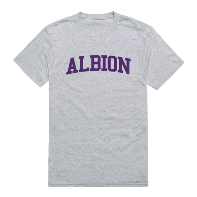 Albion Britons Game Day Men's T-Shirt - Heather Grey, Large - Perfect for Sports Events and Casual Wear