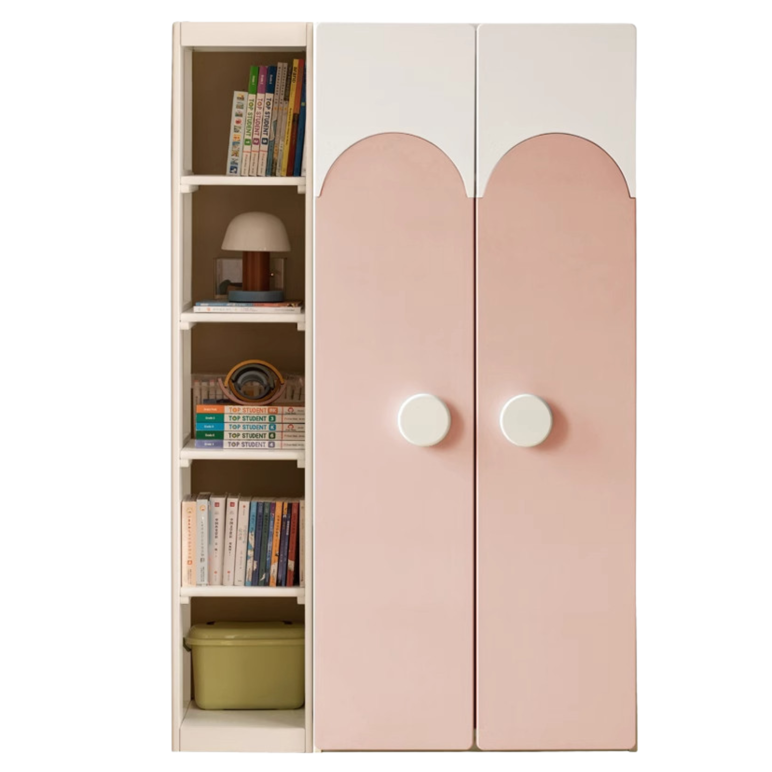 Pine Solid Wood Kids Wardrobe - Durable & Stylish Storage for Bedroom, Nursery, or Playroom - Perfect for Organizing Clothes, Toys & Accessories