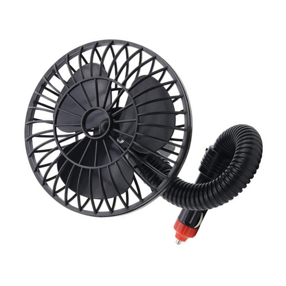 12V Portable Car Cooling Fan - Electric Engine Cooling Fan for Summer Travel & Road Trips - Compact & Powerful Auto Cooling Solution for Cars, Trucks & SUVs