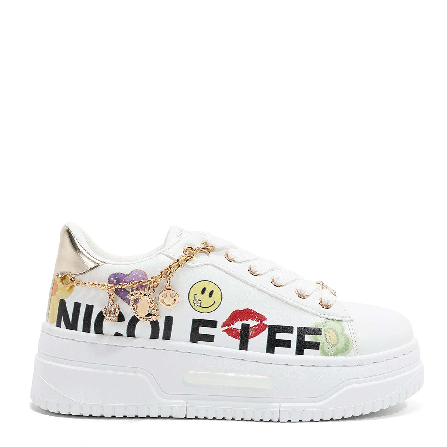 Stylish Women's Fashion Sneakers with Charm Accents - Comfortable Casual Shoes for Walking, Running & Everyday Wear