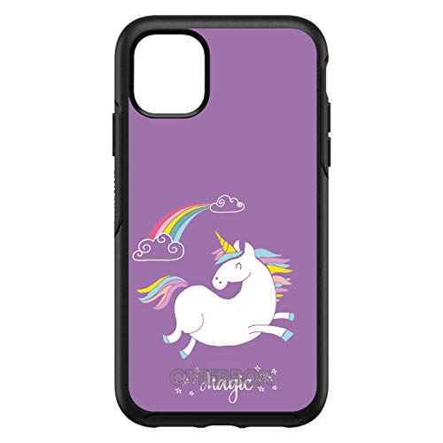 Unicorn - Rainbown - Magic - Purple On Black Case