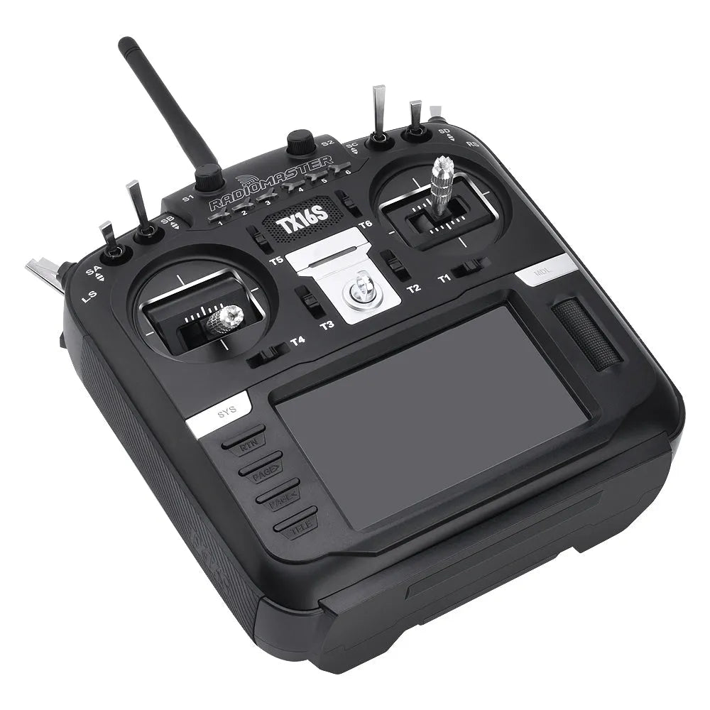 RadioMaster TX16S Hall Sensor Gimbals 2.4GHz 16CH Multi-Protocol OpenTX Transmitter with TBS MicroTX V2 - Perfect for FPV Drones, RC Planes & Helicopters