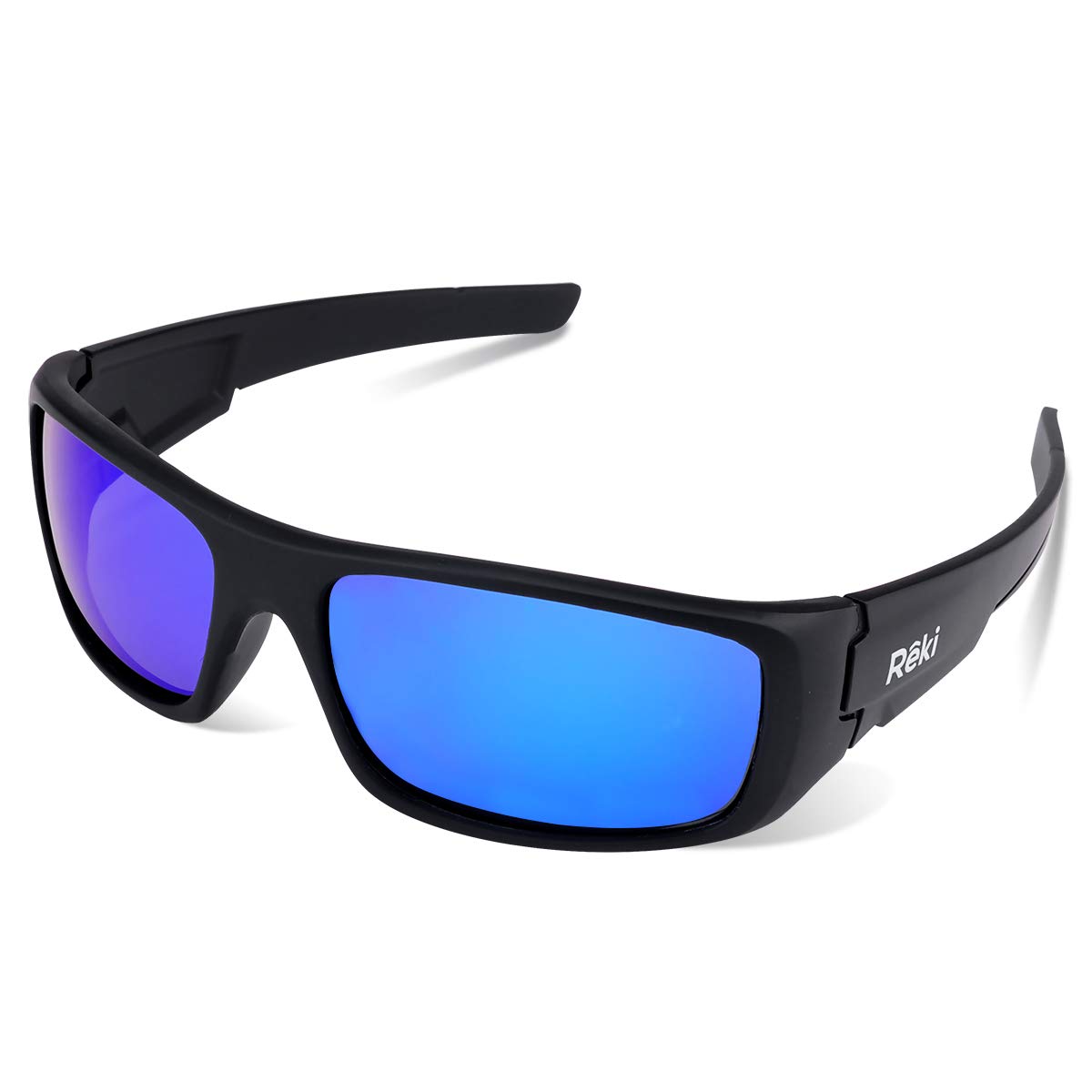 Reki Polarized Sports Sunglasses for Men & Women - UV Protection, Lightweight & Shatterproof - Perfect for Cycling, Running, Driving, Fishing & Outdoor Activities