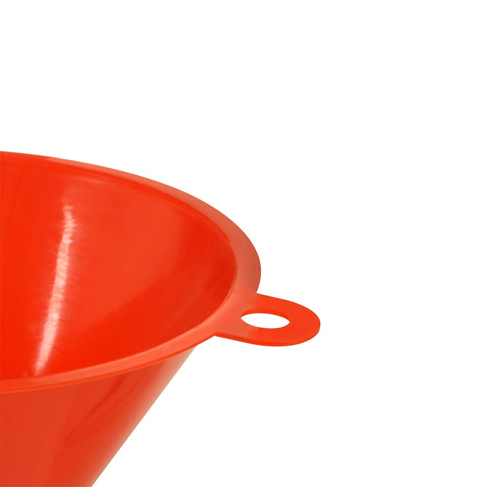 4-Piece Plastic Funnel Set - Durable Kitchen & Automotive Funnel Kit for Cooking, Oil Changes, DIY Projects & Home Use