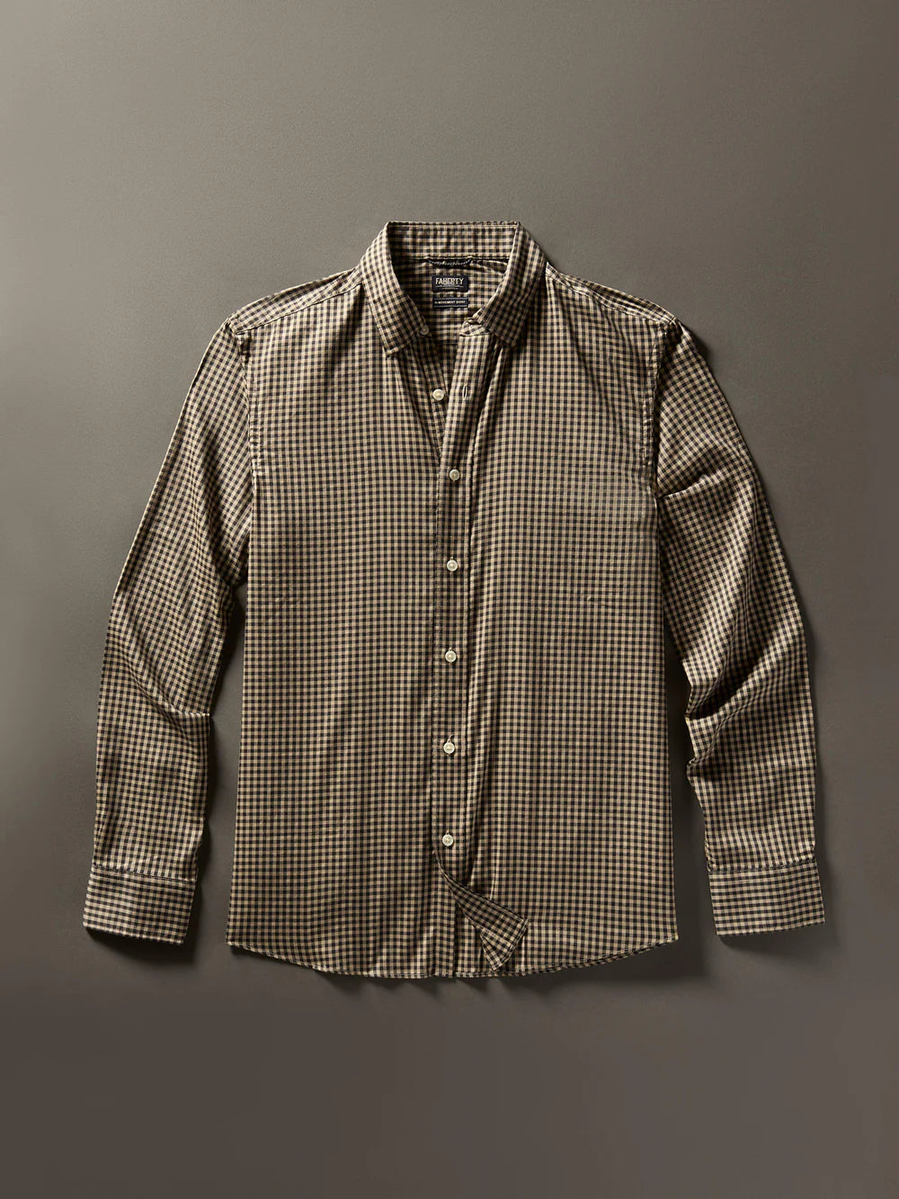 FAHERTY Long Sleeve Solid Movement Shirt for Men - Comfortable Casual Wear for Outdoor Activities and Travel
