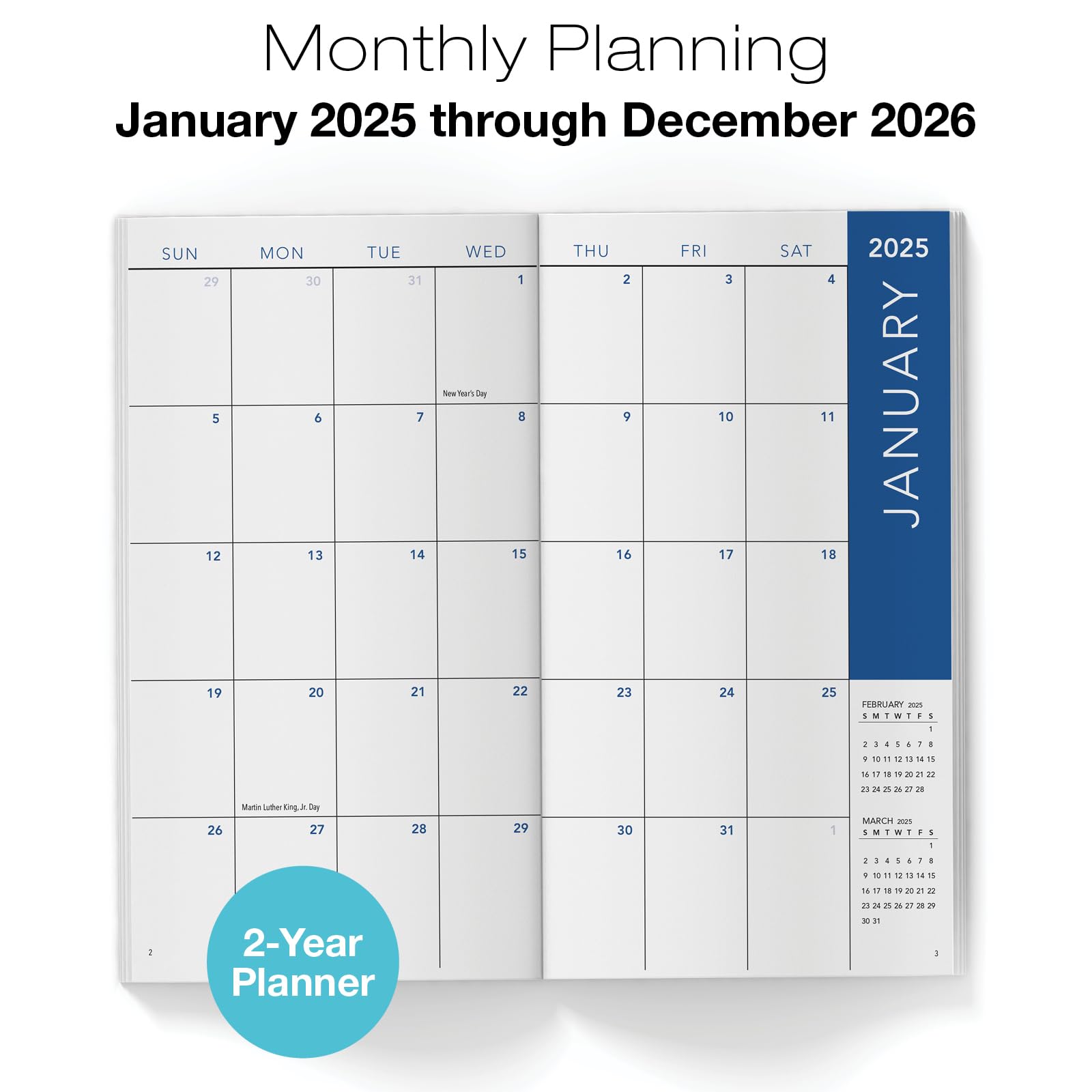 2025-2026 Monthly Pocket Planner - 3.5