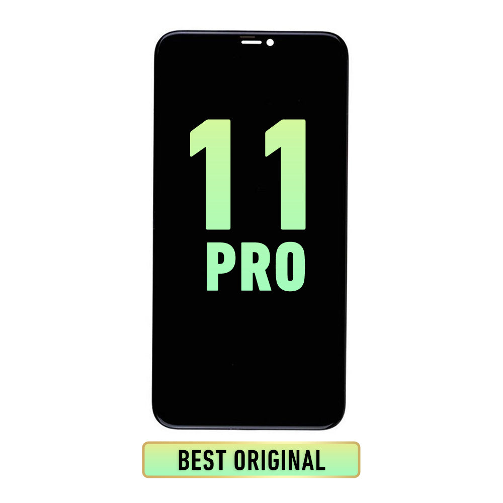 iPhone 11 Pro OLED Screen Replacement - Premium Refurbished Display with True Tone | DIY Repair Kit for Cracked/Broken Screens | Compatible with All iPhone 11 Pro Models