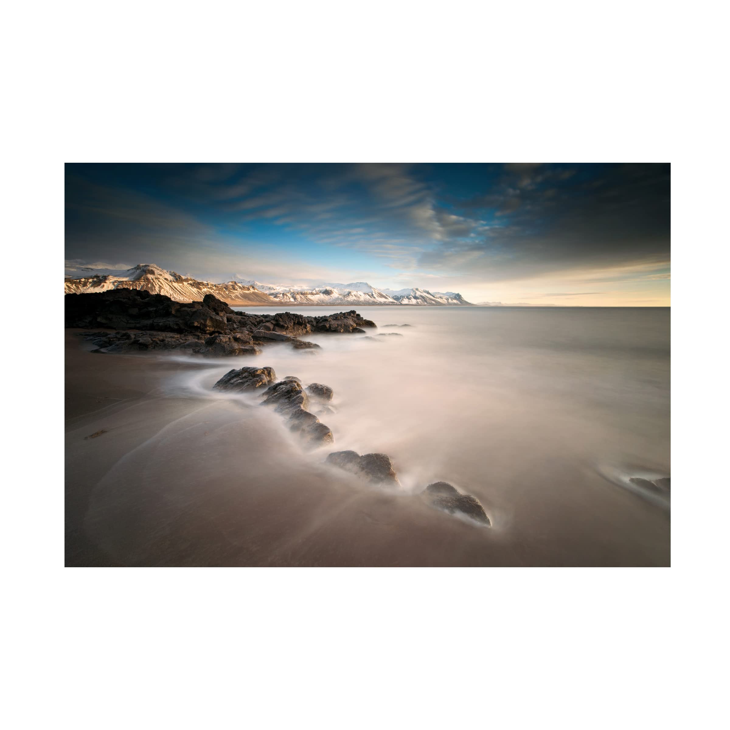 Raymond Hoffmann 'Tides' Canvas Wall Art Print - Coastal Beach Decor for Living Room, Bedroom & Office - Trademark Fine Art Collection