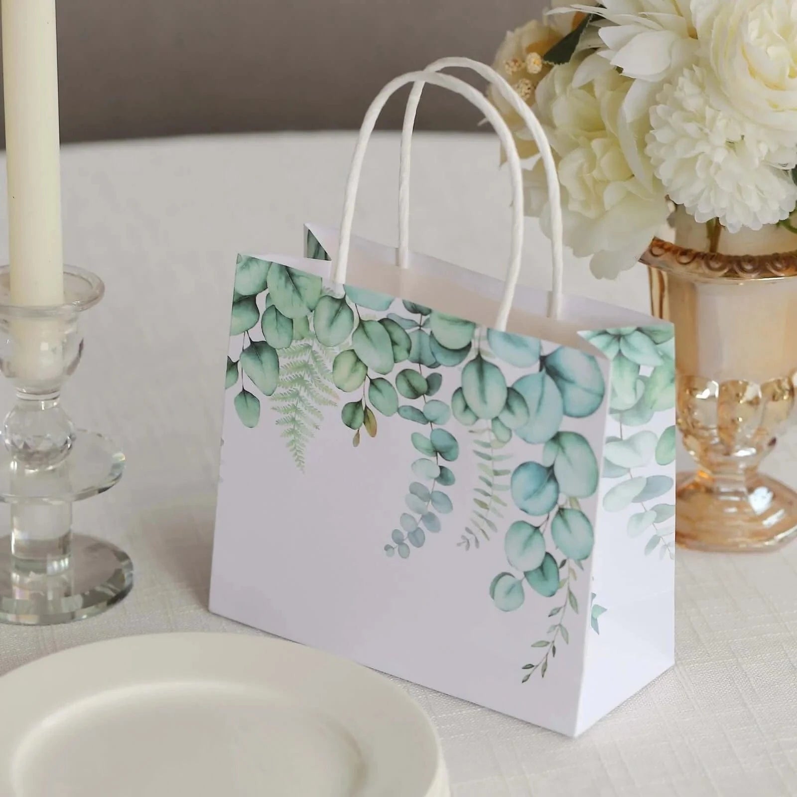 12 Pack Kraft Paper Gift Bags with Handles - Eco-Friendly Party Favor Bags for Birthdays, Weddings & Baby Showers - Perfect for Gift Wrapping & Small Gifts