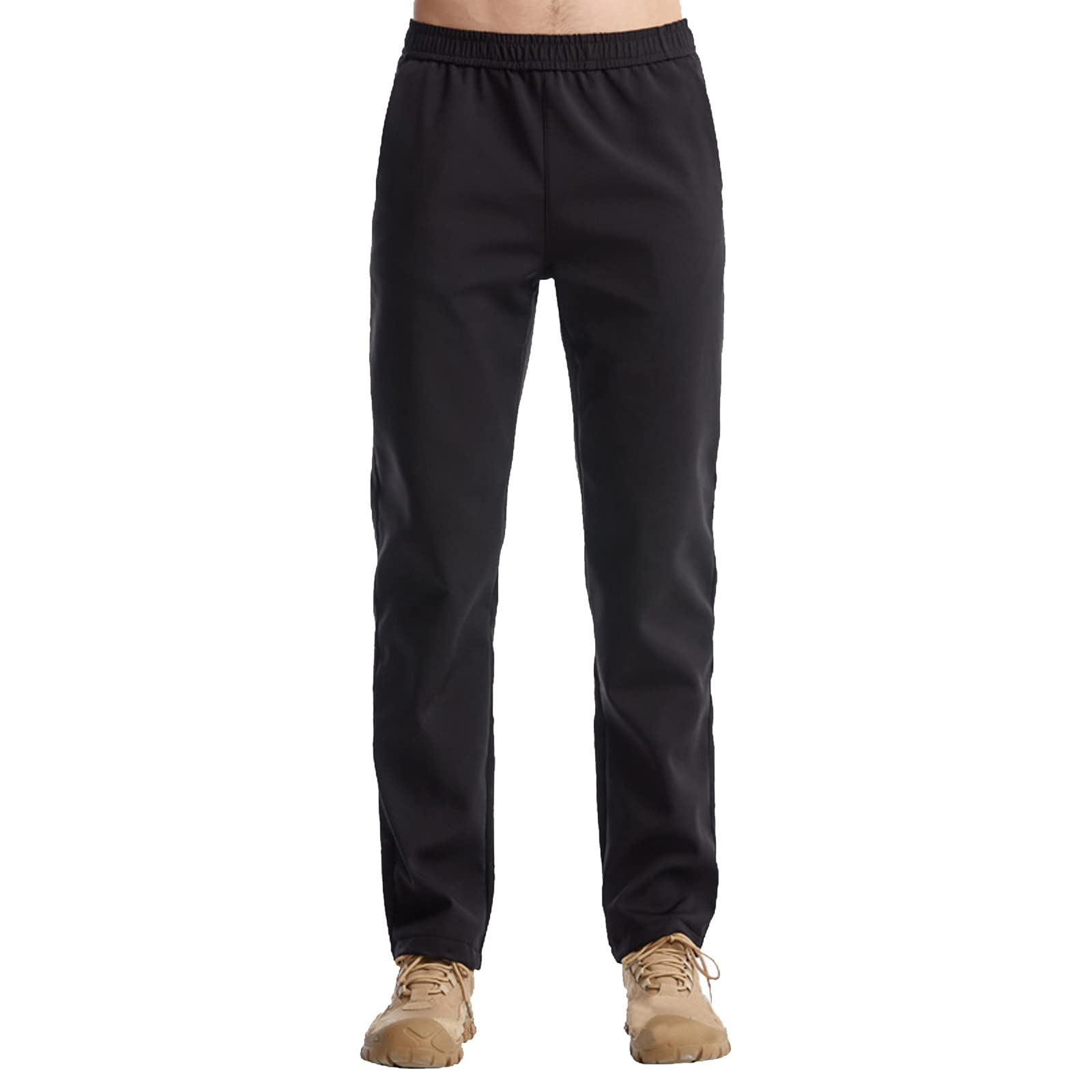 Men's Cargo Pants - Big & Tall Baggy Outdoor Hiking Pants with Belt - Quick-Dry Waterproof Tactical Pants for Mountain Climbing, Camping & Work Wear