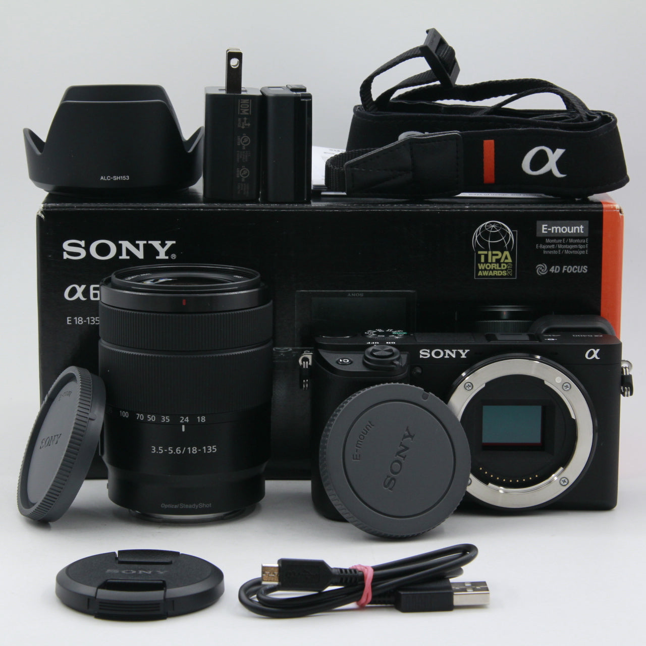 Open Box Excellent Condition Sony Alpha a6400 Mirrorless Digital Camera with 18-135mm Lens - Perfect for Travel Photography, Vlogging & Content Creation
