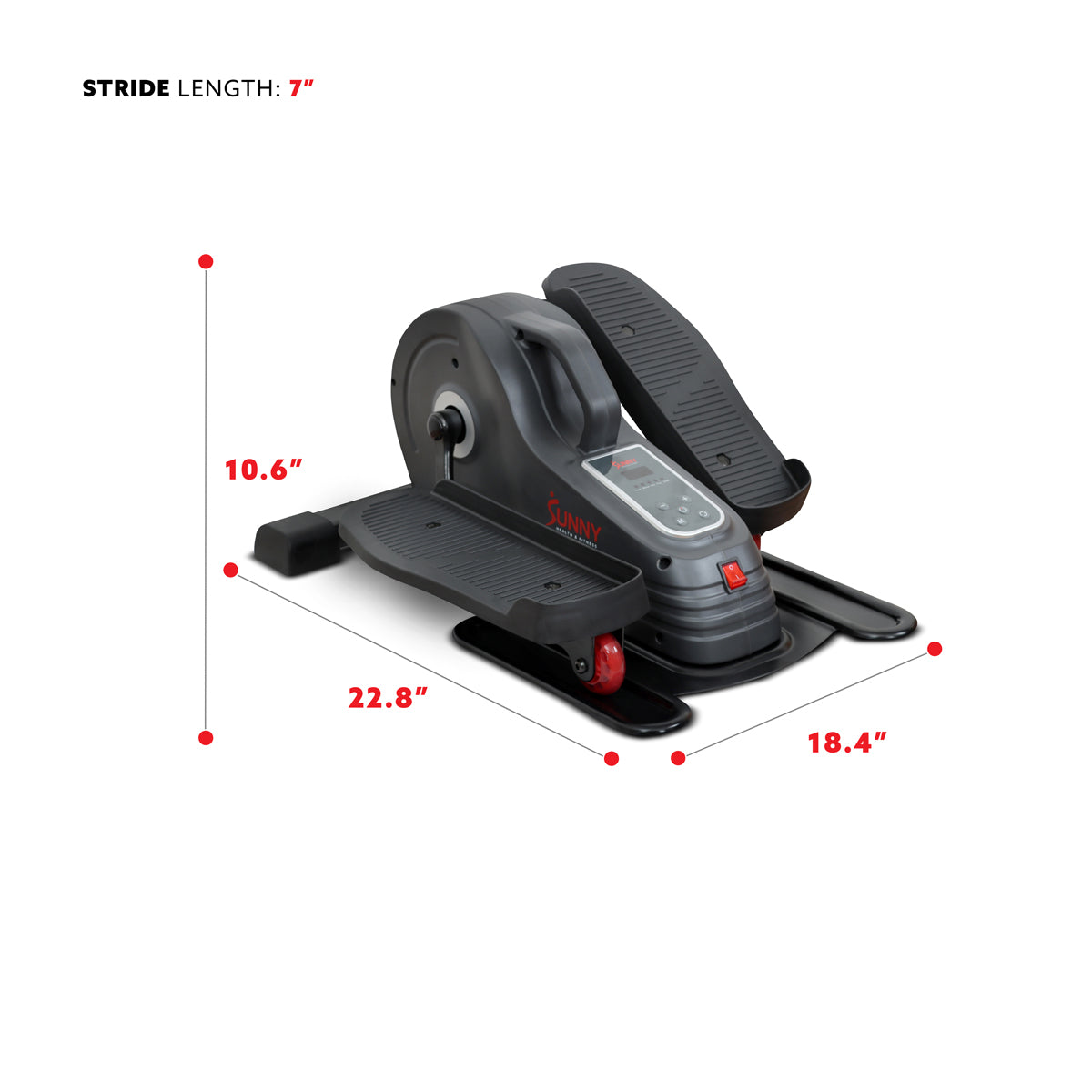 SitFit Electric Motorized Under Desk Elliptical Machine - Quiet Mini Exercise Bike for Office & Home Workouts - Perfect for Small Spaces & Sedentary Lifestyle
