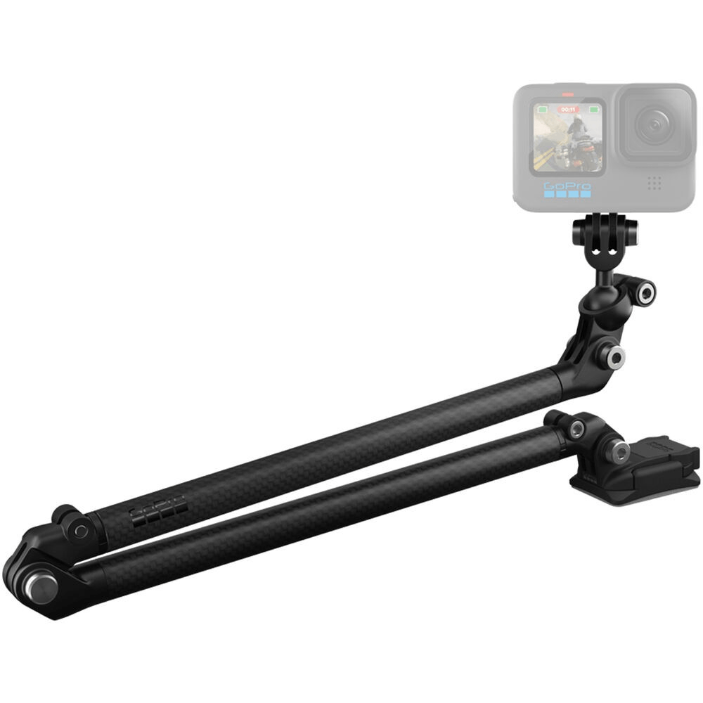 GoPro Boom Arm with Adhesive Mounts - Extendable Camera Pole for Action Shots, Vlogging & Underwater Photography - Perfect for Surfing, Skiing & Adventure Sports