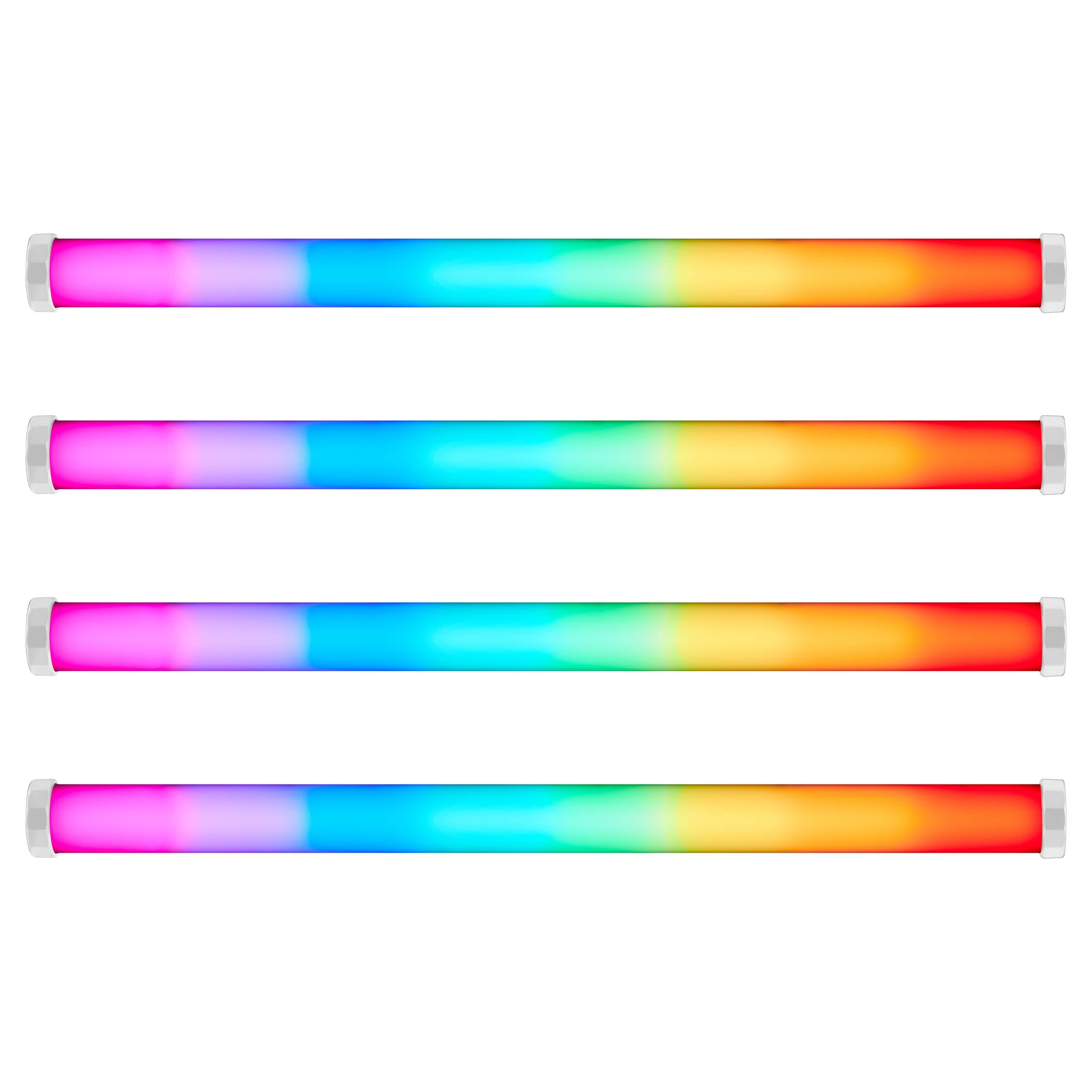 KNOWLED TP2R K4 2' Pixel Tube Four Light Kit - Energy Efficient LED Lighting for Home, Office & Commercial Spaces - Perfect for Shelves, Counters & Display Areas