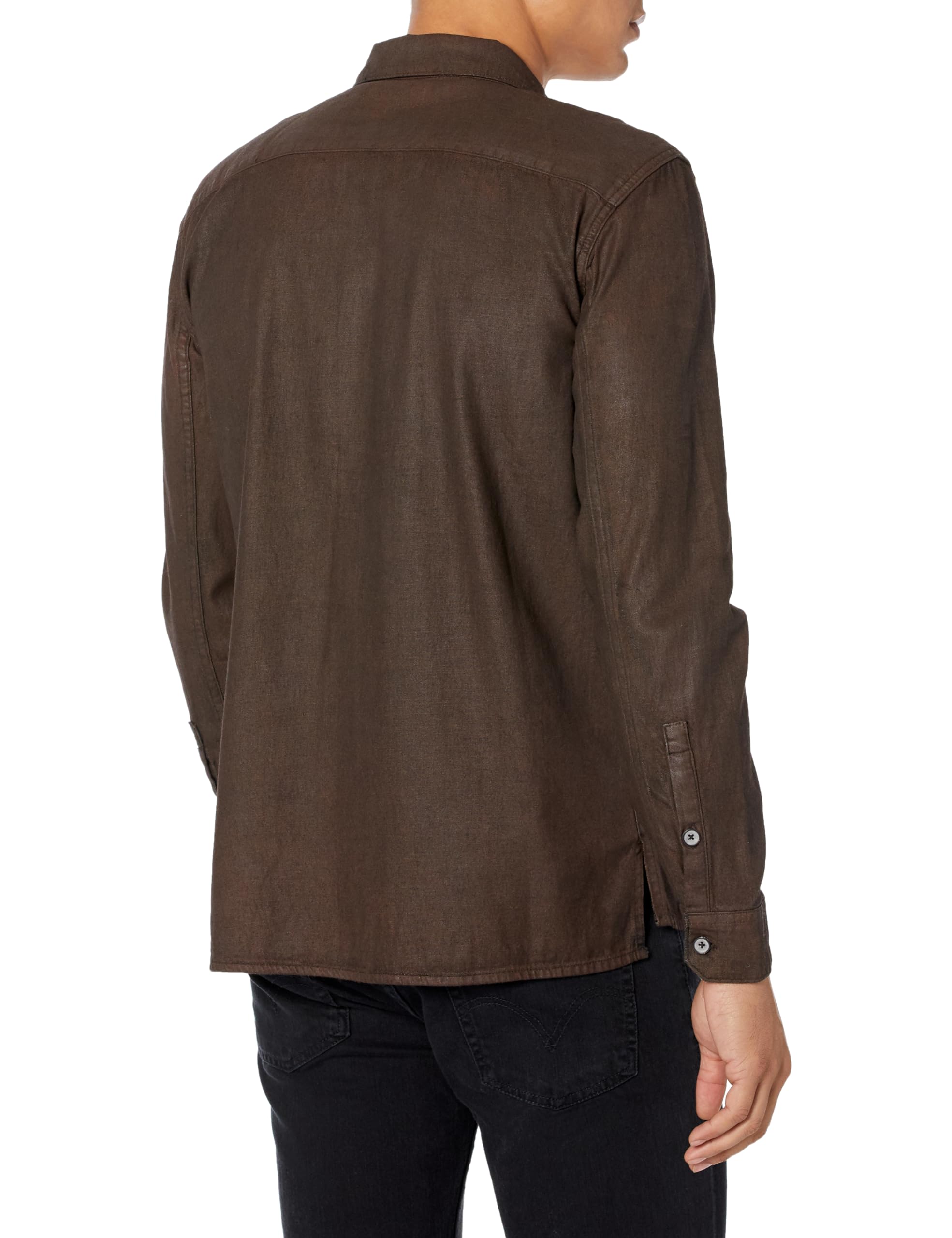 John Varvatos Men's Cole Button-Down Shirt - Stylish Casual & Business Wear for Men - Perfect for Office, Dates & Everyday Outfits