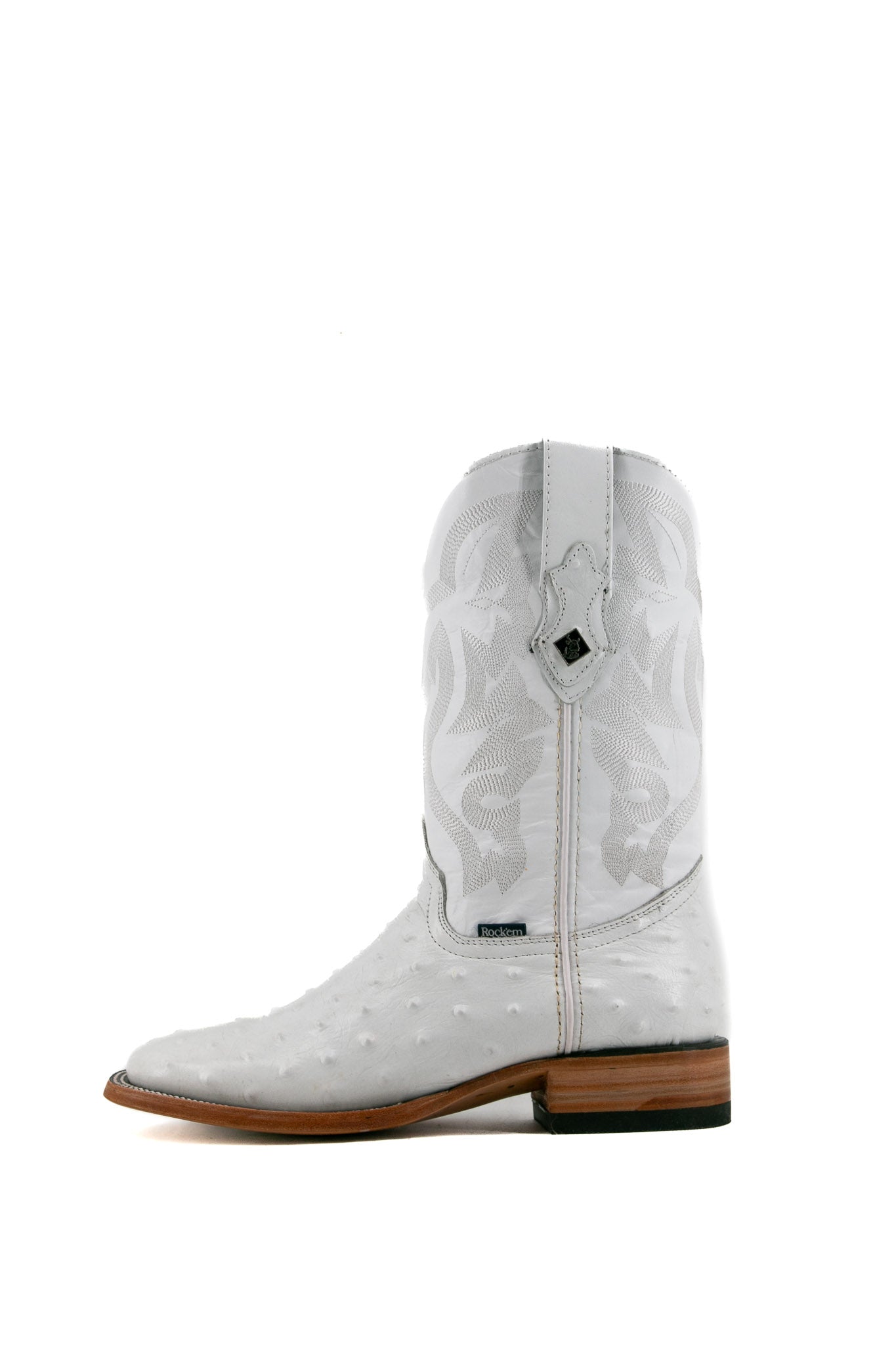 Premium Ostrich Leather Square Toe Cowboy Boots for Men - Western Style Rodeo & Ranch Work Boots - Perfect for Country Dancing, Horseback Riding & Outdoor Adventures