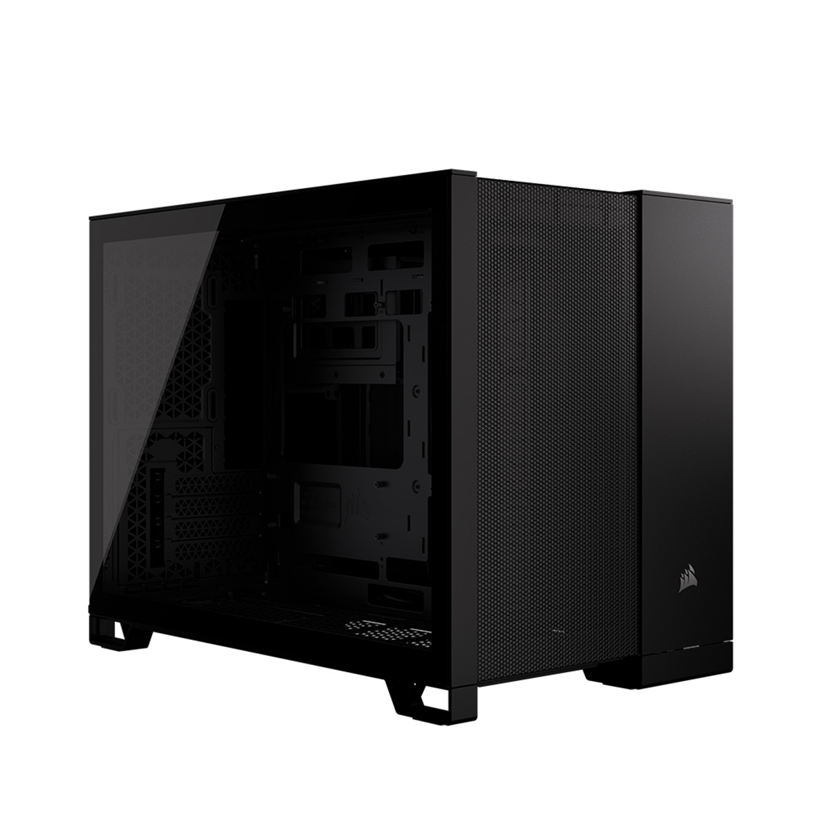 Corsair 2500D Airflow Mid Tower PC Case - Tempered Glass Side Panel, Black | High Airflow Design for Gaming & Workstation Builds | Perfect for Home Office & Esports Setups