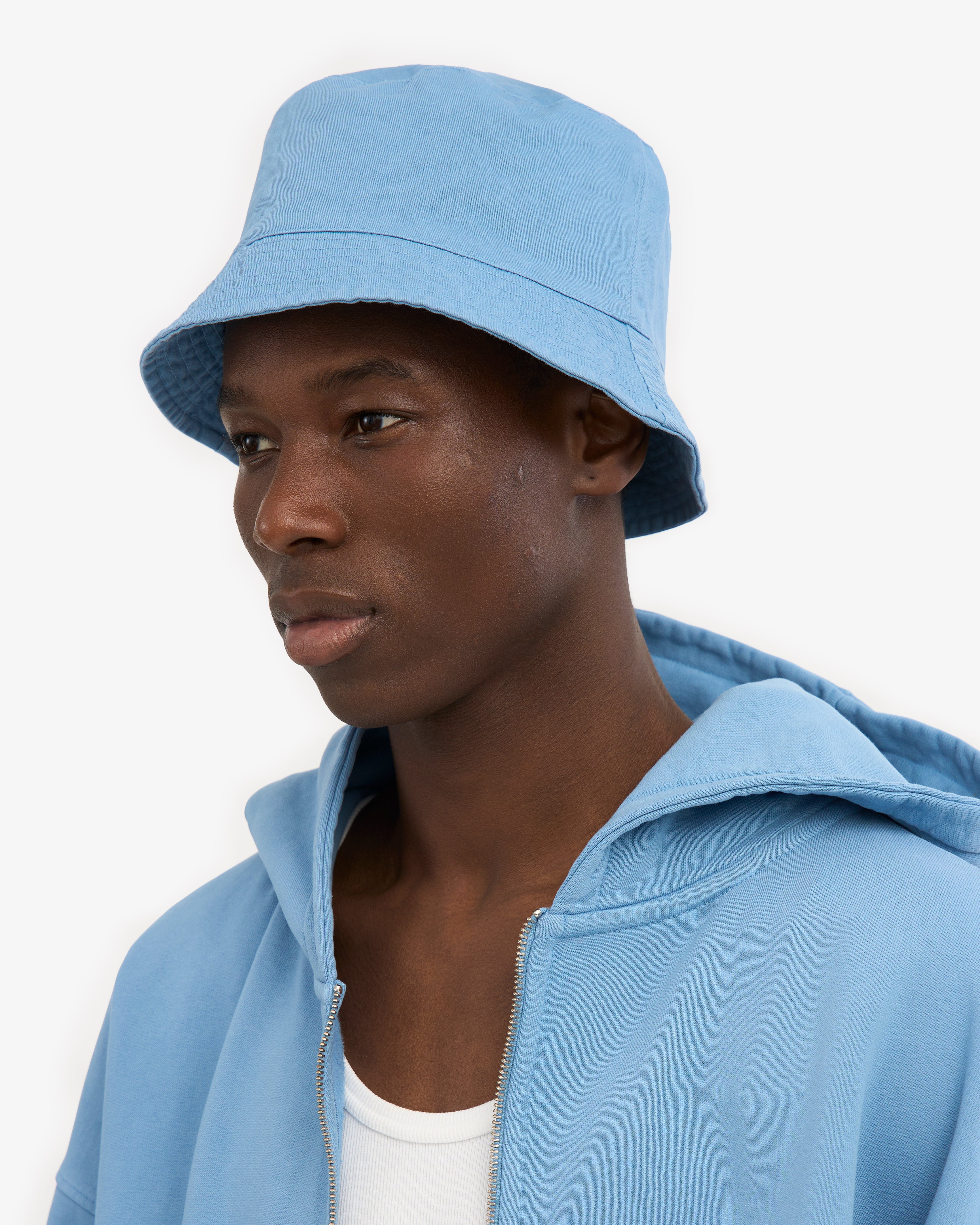 Organic Cotton Bucket Hat for Women & Men - Breathable Sun Protection - Ocean Green Color - Perfect for Beach, Hiking & Outdoor Activities