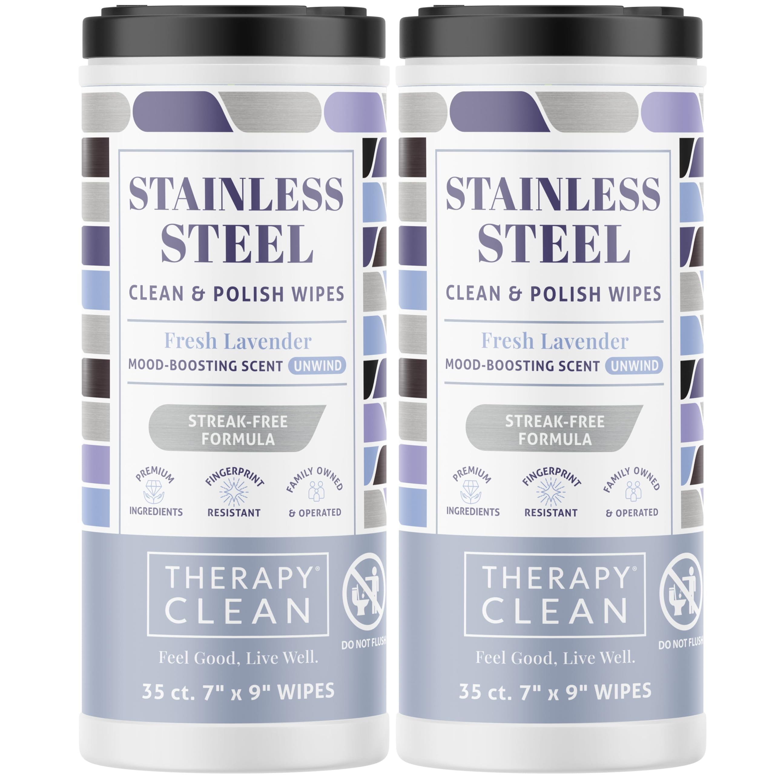 Premium Stainless Steel Cleaning Wipes - 30 Count (2 Pack) - Heavy Duty Appliance Cleaner for Refrigerator, Dishwasher, Oven, Stove, Sink & Microwave - Removes Fingerprints, Smudges & Leaves Streak-Free Shine - Perfect for Kitchen, Office & Commercial Use