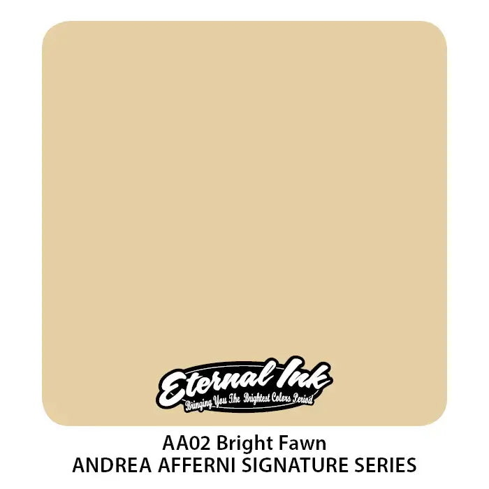 Bright Fawn Eternal Ink - 1 oz Waterproof & Fade-Resistant Tattoo Ink for Professional Artists & DIY Tattoos - Perfect for Tattoo Studios, Home Use, and Body Art Enthusiasts