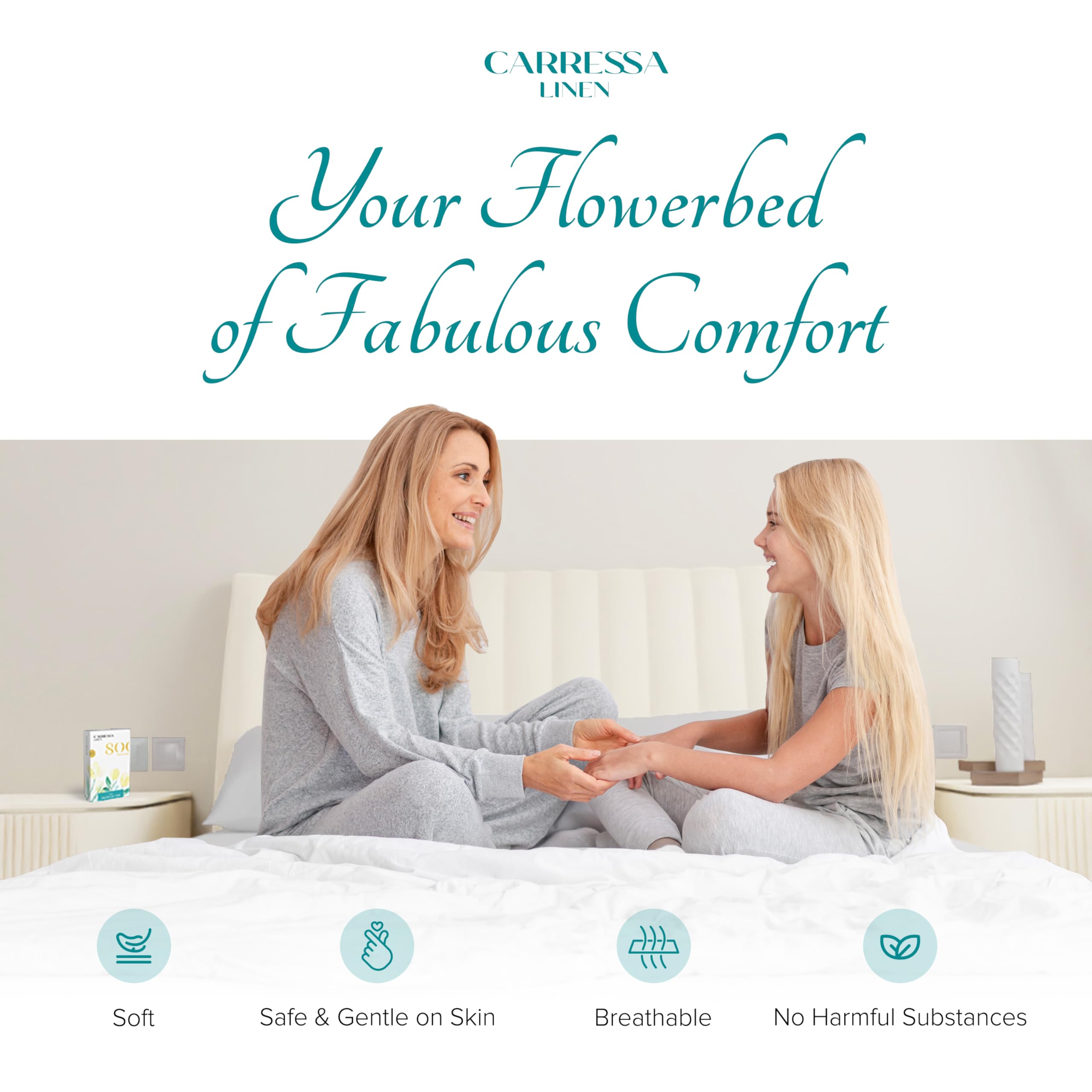 Premium 100% Egyptian Cotton Pillowcases Set of 2 - 800 Thread Count, Soft & Breathable Linen Pillow Covers for Standard/Queen Size - Cooling Navy Blue Bedding Accessories | Perfect for Home, Hotel, and Guest Room Decor