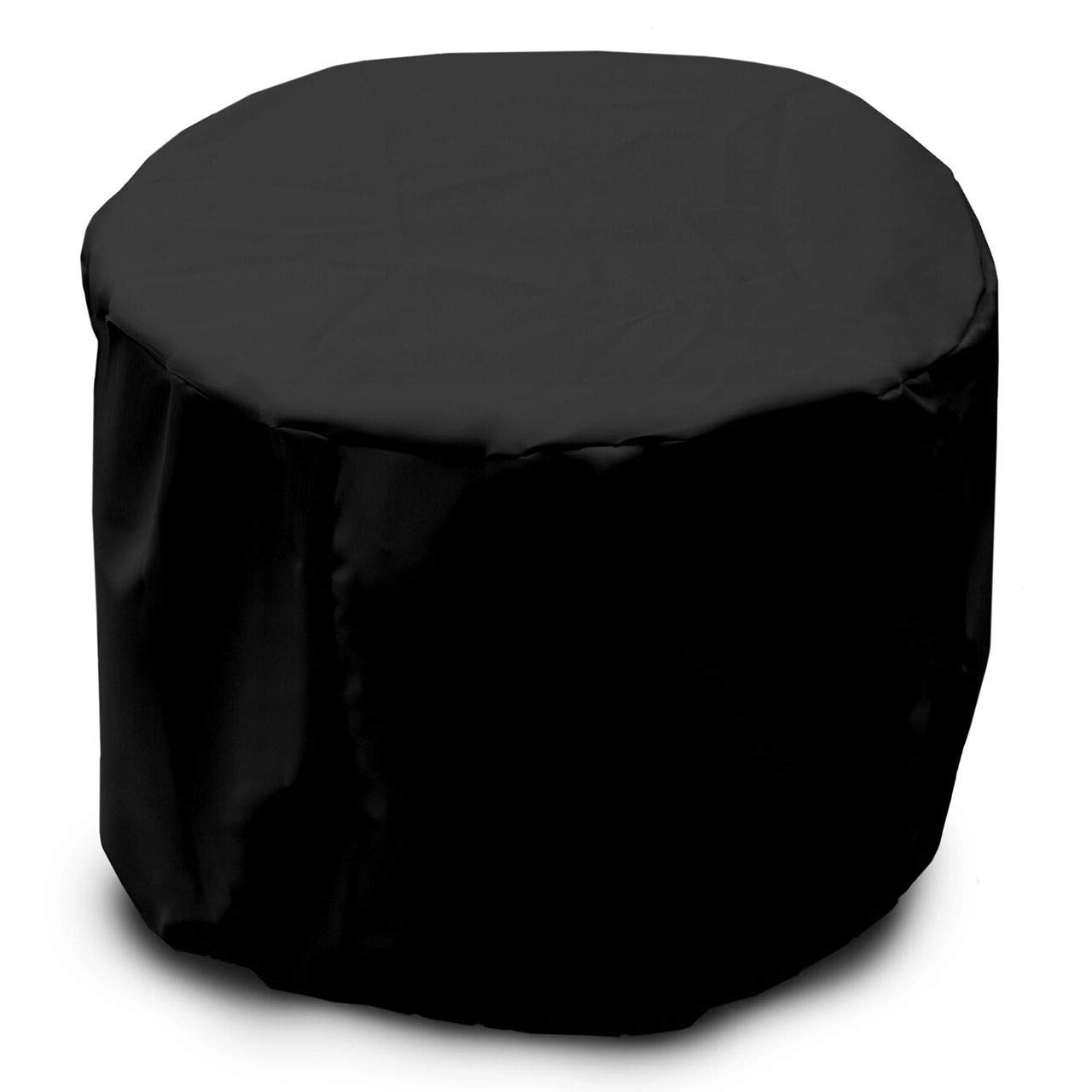 KOVERROOS 22 Inch Round Small Table Cover - 15 Inch Height Weathermax Waterproof Outdoor Patio Furniture Protector - Black for Picnic, BBQ, Garden Party