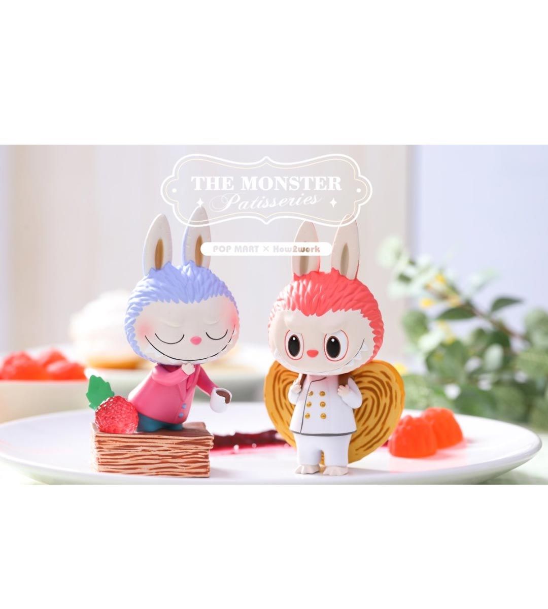 Labubu The Monsters Patisseries Series - Cute Collectible Vinyl Figures for Home Decor, Office Display & Anime Fans Gift