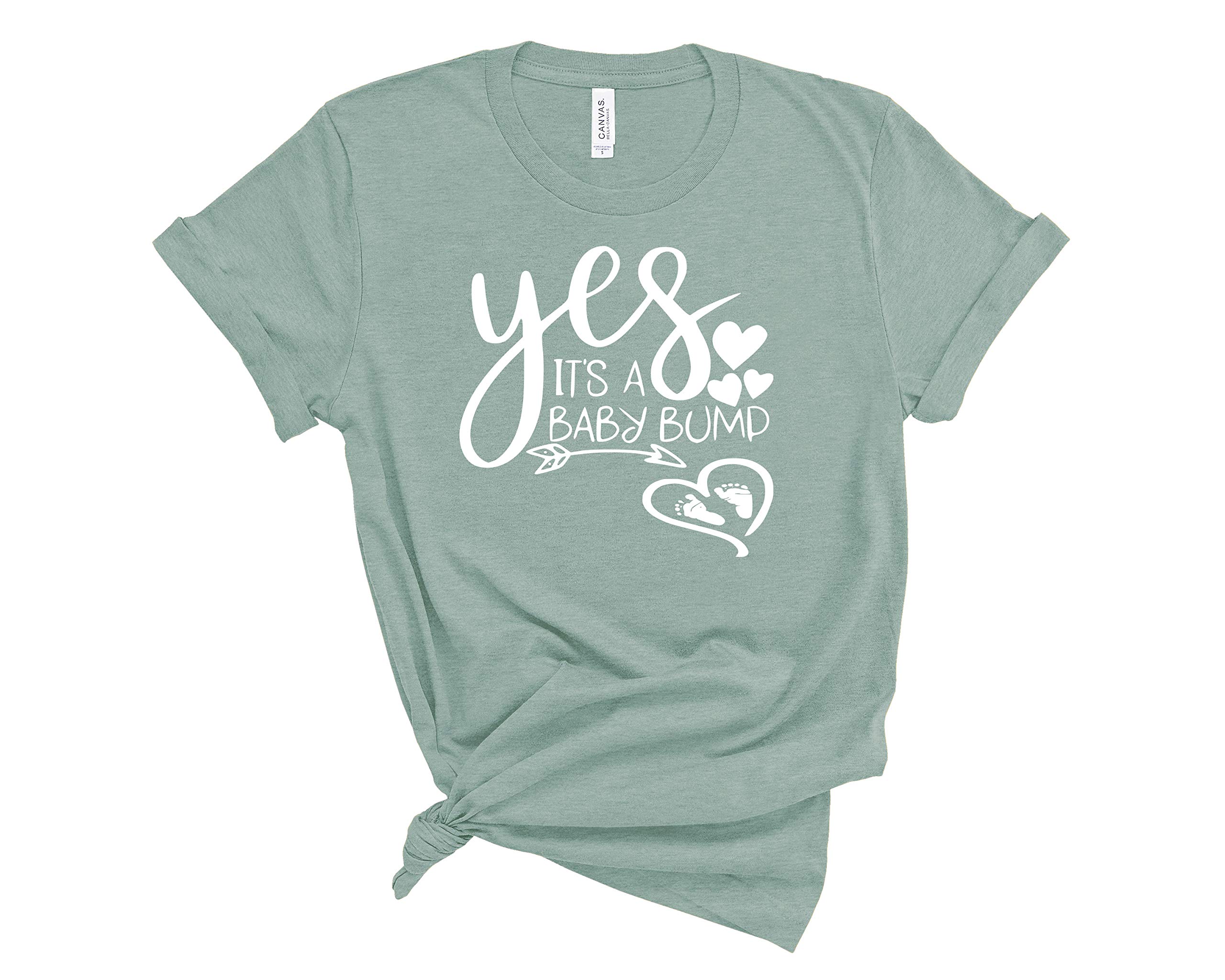 Pregnancy Announcement T-Shirt - Cute Baby Bump Shirt for Gender Reveal & Maternity Photos - Perfect for Baby Showers & Social Media Reveals
