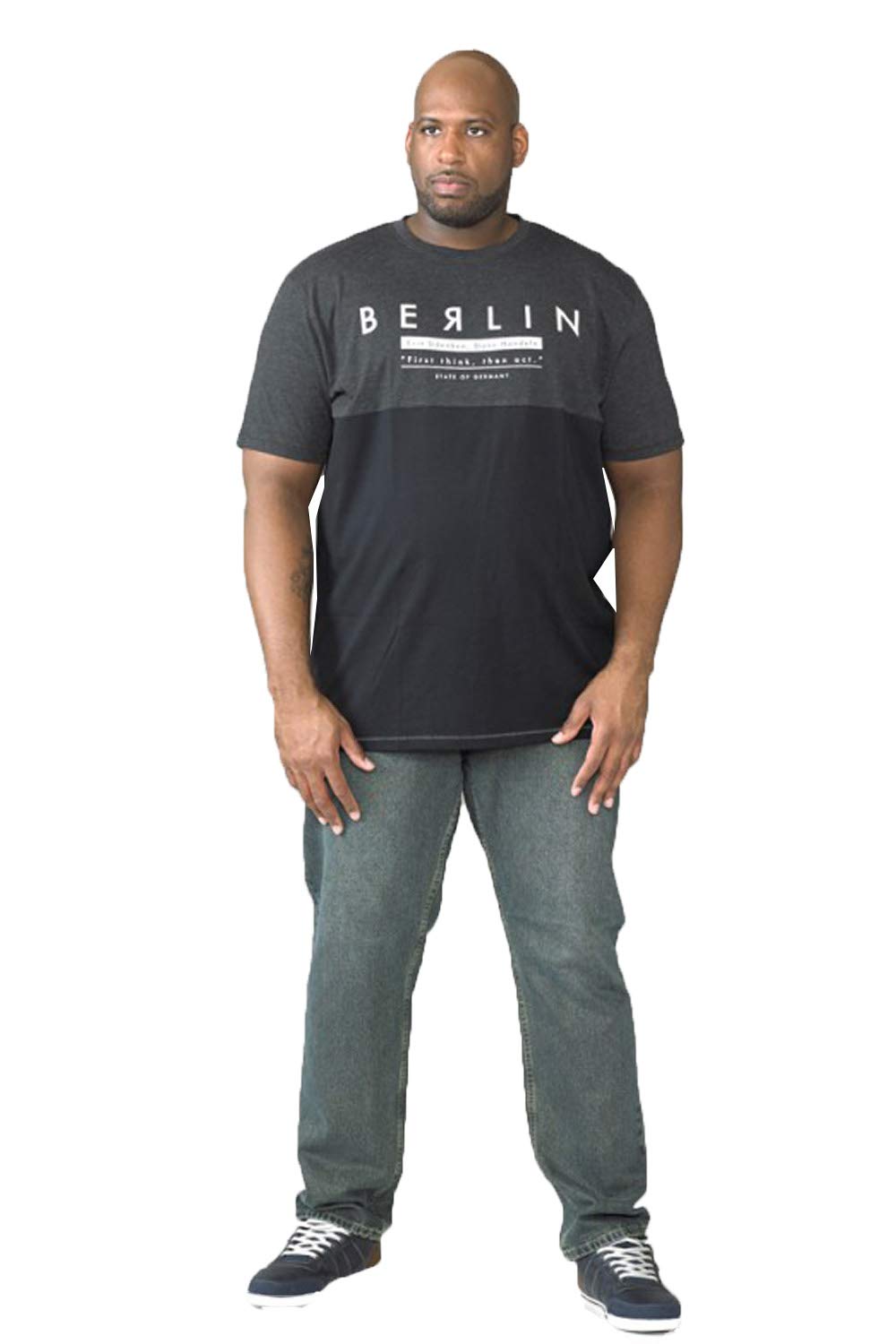 Comfort-Rockford Comfort Fit Jeans for Men - Stretch Denim Pants with Relaxed Fit (Dirty Denim 370) - Perfect for Casual Wear, Work & Everyday Outfits