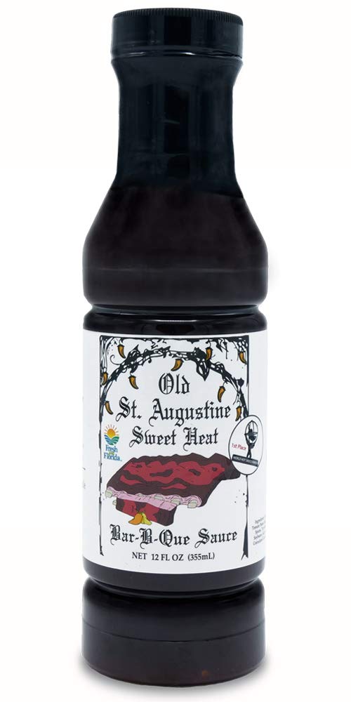 Sweet Heat Gourmet BBQ Sauce - 12 oz Bottle, Thick & Tangy Flavor - 1st Place Winner 2018 Hot Sauce Awards - Perfect for Grilling, Ribs, Wings & Burgers