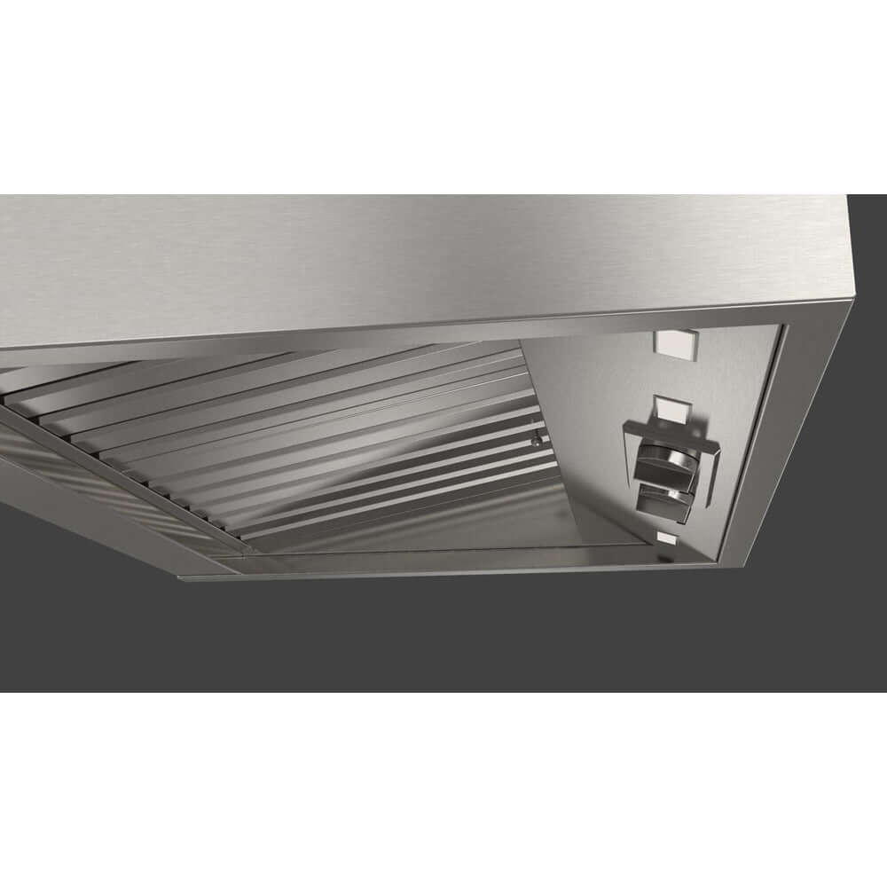 Fulgor Milano 30-Inch 600 CFM Professional Stainless Steel Under Cabinet Range Hood with Knob Control - F6PH30S2 | Powerful Kitchen Ventilation for Cooking, Grilling & Smoke Removal
