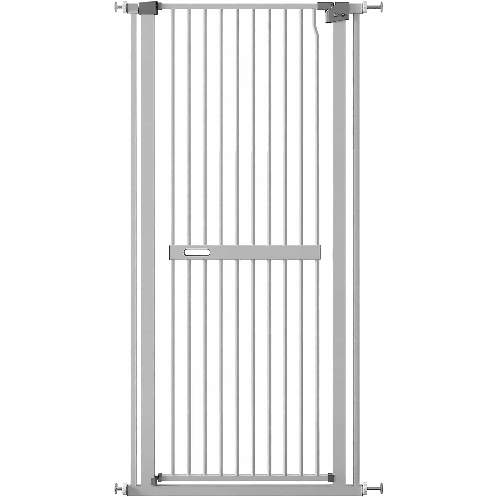 Extra Tall Cat Gate for Doorways - Secure & Adjustable Pet Barrier for Indoor Safety - Perfect for Homes with Large Doorways or Stairs