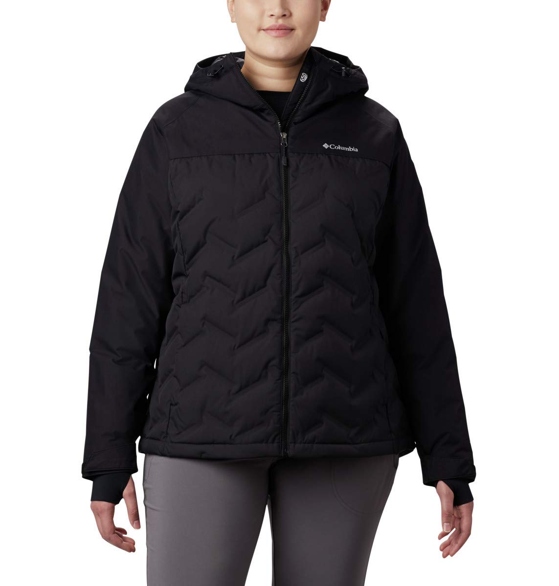 Columbia Women's Grand Trek Down Jacket - Lightweight Waterproof Winter Coat for Hiking & Outdoor Adventures