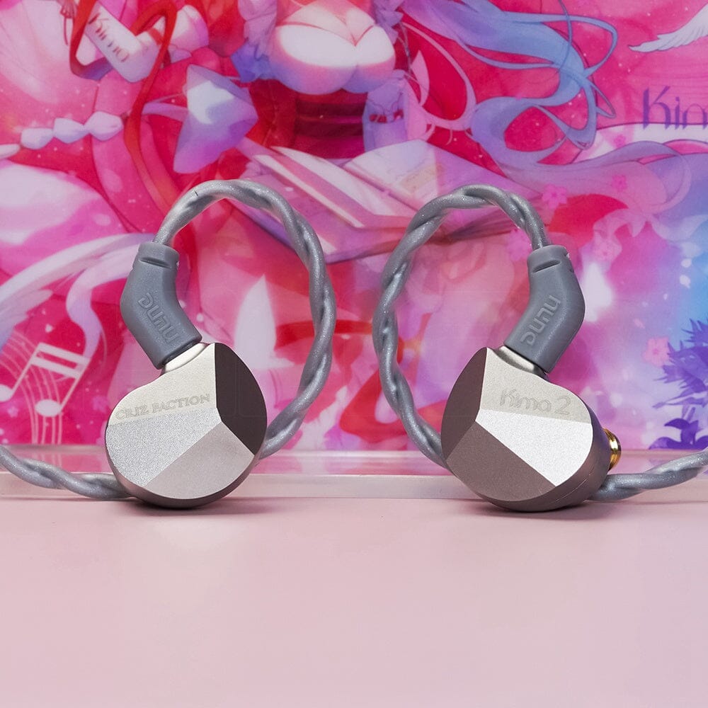 DUNU Kima2 DLC Composite Diaphragm Dynamic Driver IEM Earphones - High Resolution Audio for Music Lovers & Audiophiles - Perfect for Studio Monitoring, Gaming & Travel