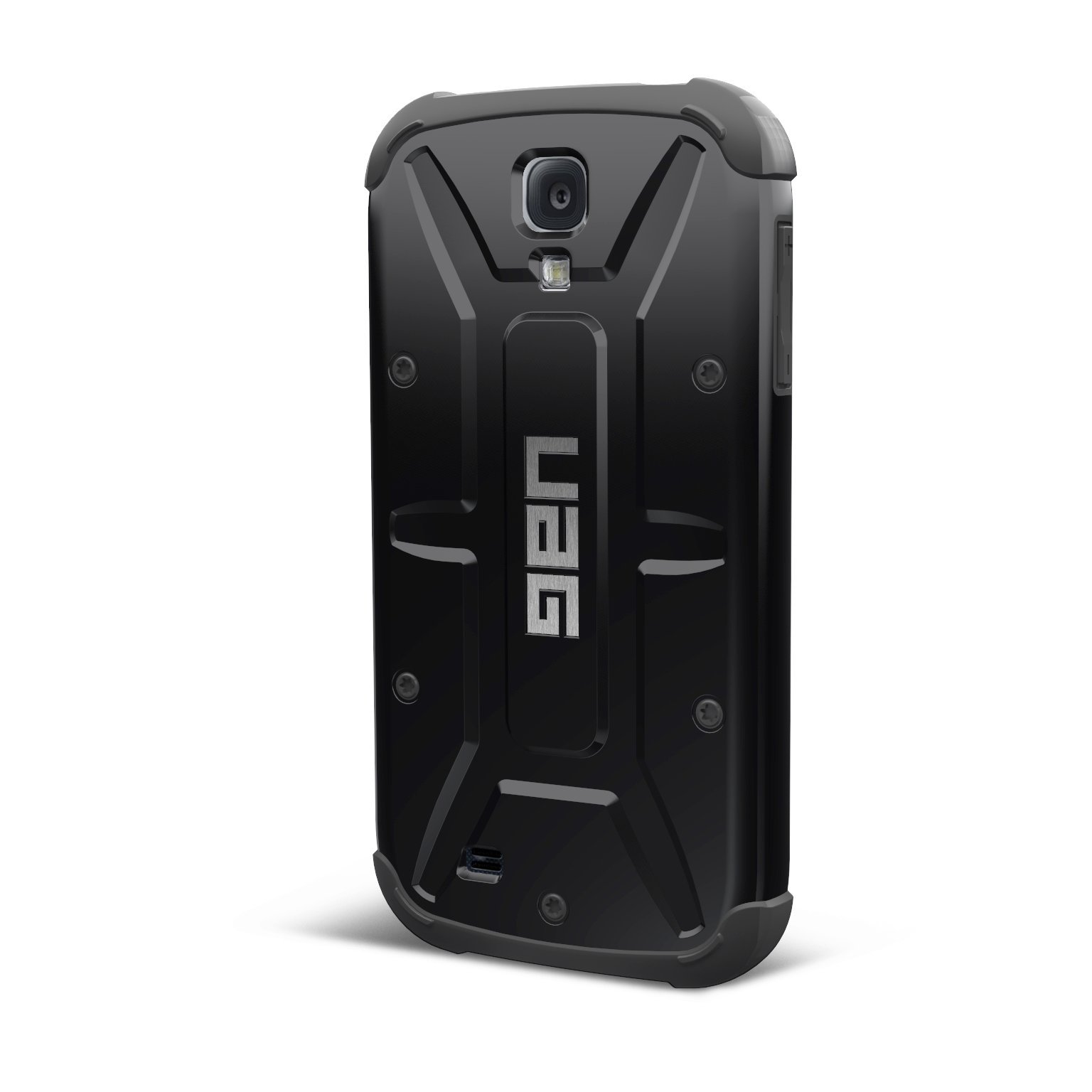 URBAN ARMOR GEAR Protective Case for Samsung Galaxy S4 - Shockproof & Durable Black Cover - Perfect for Outdoor Activities & Daily Use