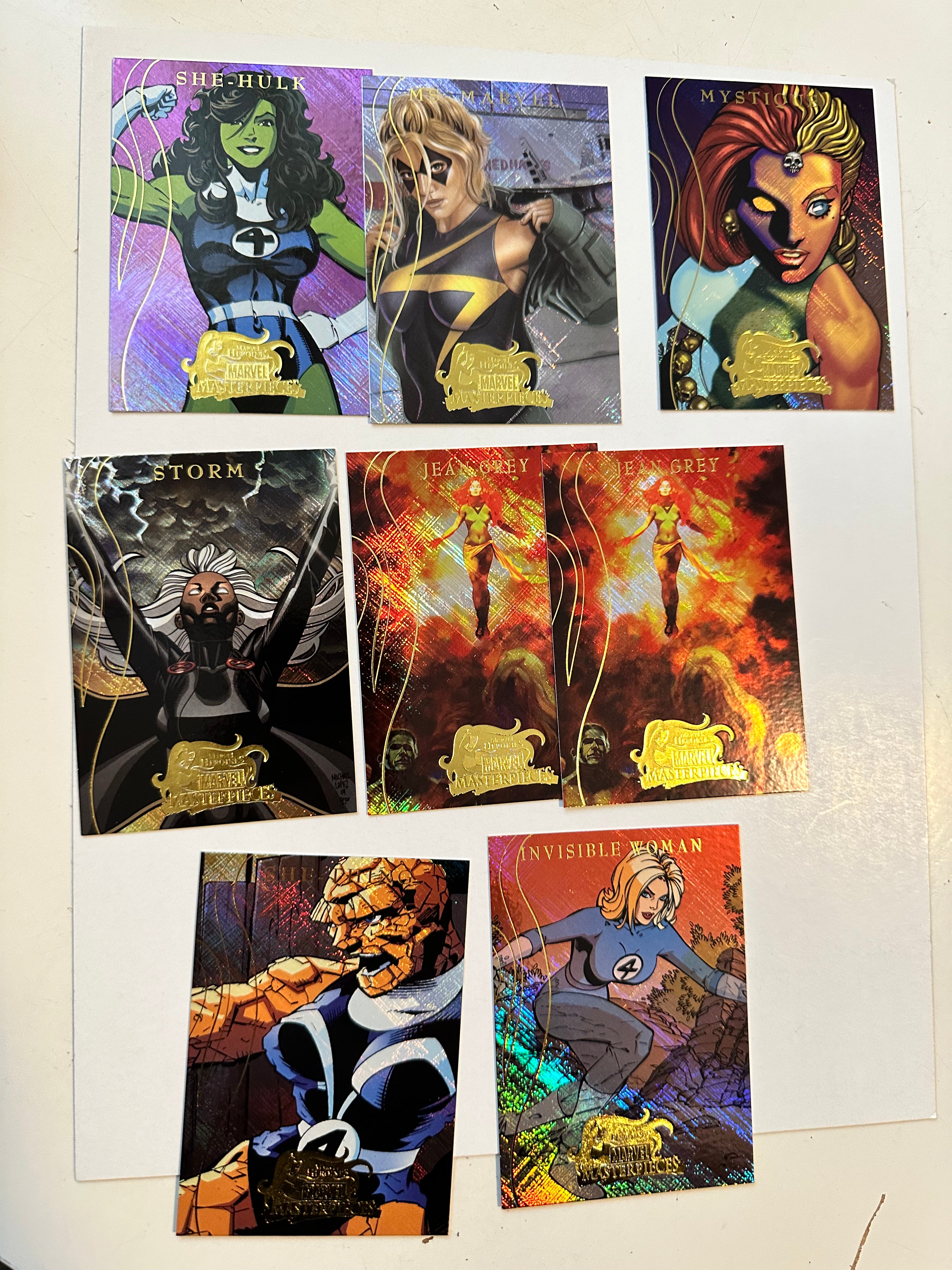 2008 Marvel Masterpieces Foil Insert Cards Lot - Rare Collectible Trading Cards for Superhero Fans | Perfect for Collectors, Gifts & Display