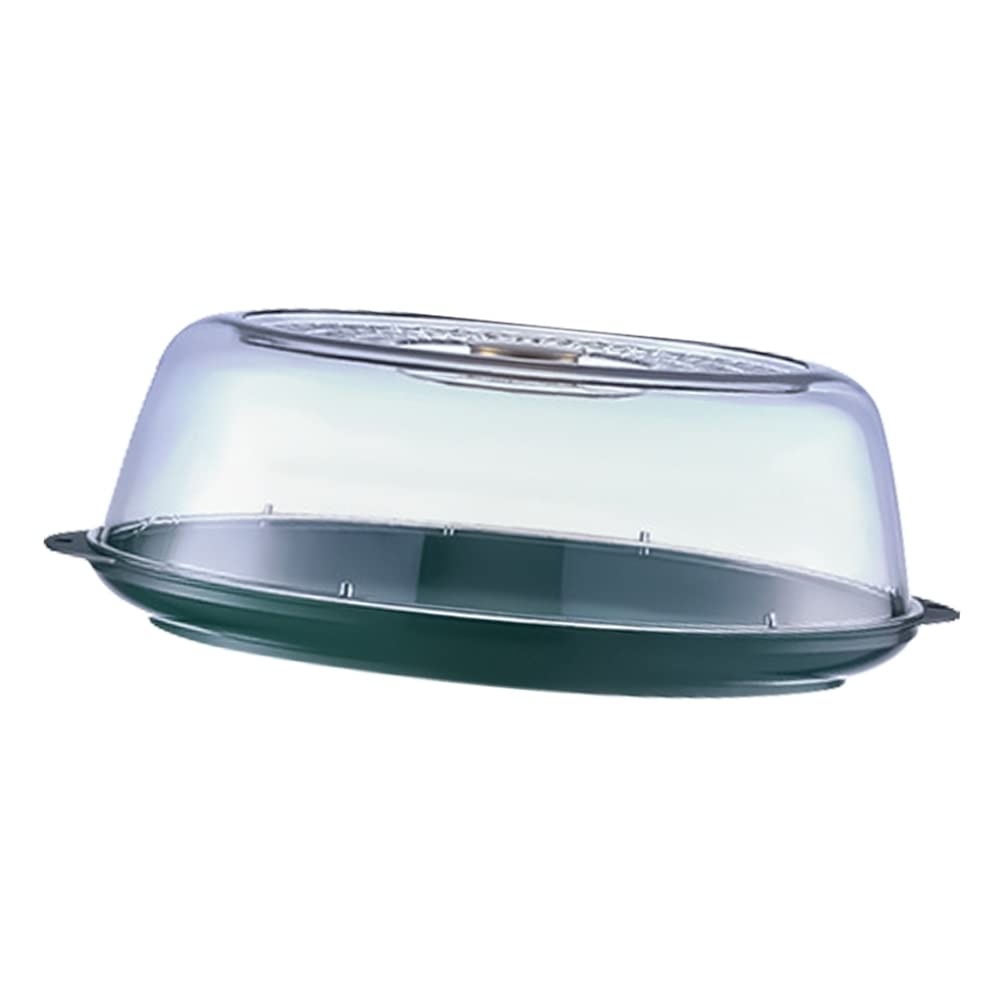 Stackable Clear Food Storage Dome Cover - Airtight Sealer Container Lid for Cakes, Platters & Plates | Microwave & Fridge Safe | Keep Food Fresh for Parties, Picnics & Meal Prep
