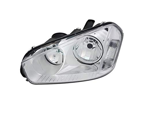 Ford C-Max 2007-2010 Left Headlight Assembly - VP1428L Driver Side Headlamp with Projector & Chrome Housing - Perfect for Night Driving, Foggy Conditions & Enhanced Visibility (LHD Compatible)