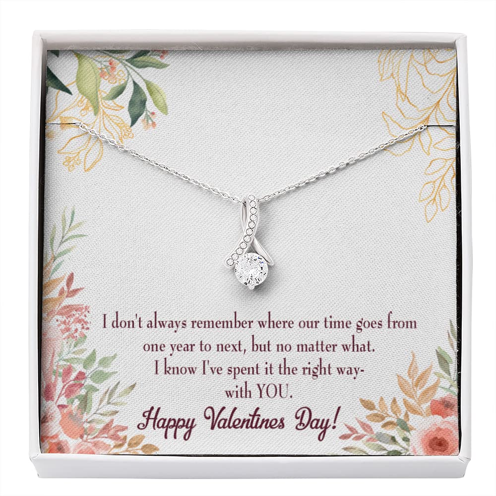 Elegant Mahogany Luxury Box with Stone Necklace & Message Card - Perfect Romantic Gift for Girlfriend, Anniversary or Valentine's Day - Express Your Love with Timeless Keepsake Jewelry for Special Moments