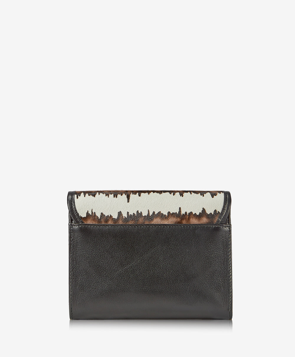 Catie Crossbody Bag - Striped Haircalf Leather Purse for Women | Fashionable Shoulder Bag for Daily Use, Work, and Travel