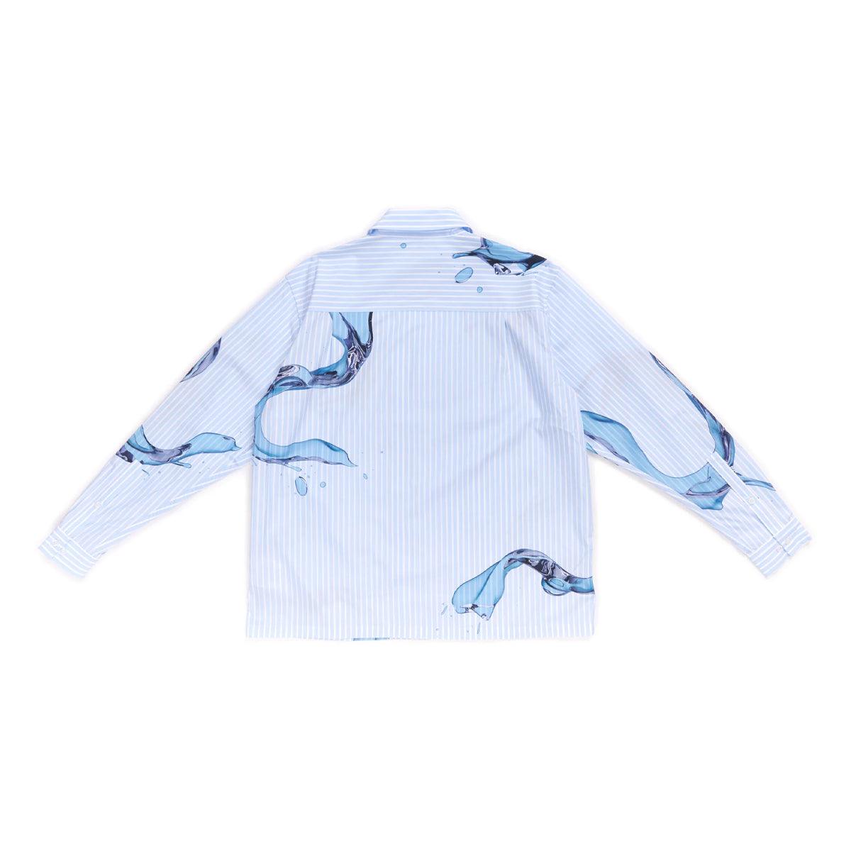 Blue Stripe Long Sleeve Shirt for Men & Women | Casual & Comfortable Cotton Top | Perfect for Office, Date Night & Everyday Wear