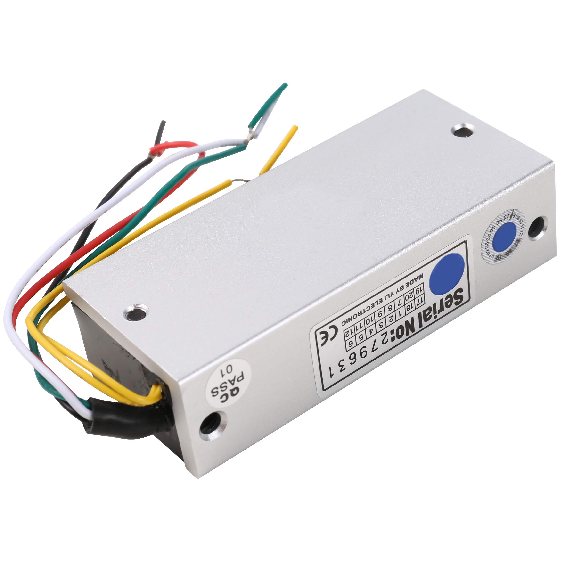 UHPPOTE 70Kg Holding Force Electric Magnetic Lock - Single Door Mini with Signal Output for Secure Access Control in Offices, Homes, and Commercial Buildings
